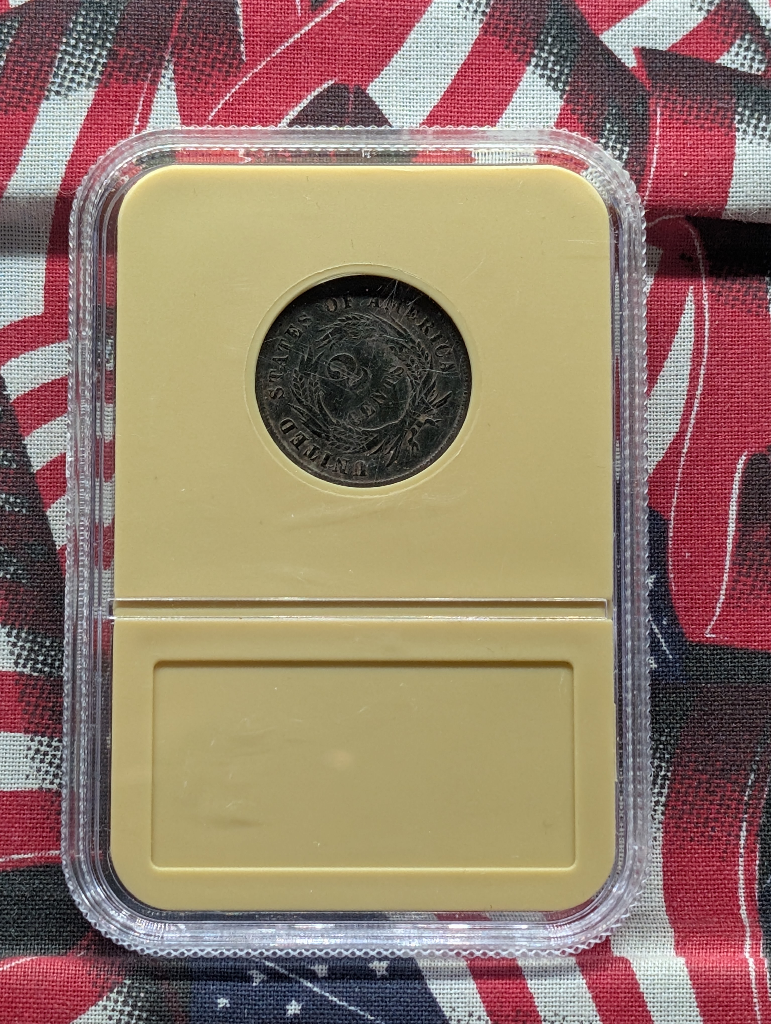 1868 Two-Cent Copper Coin