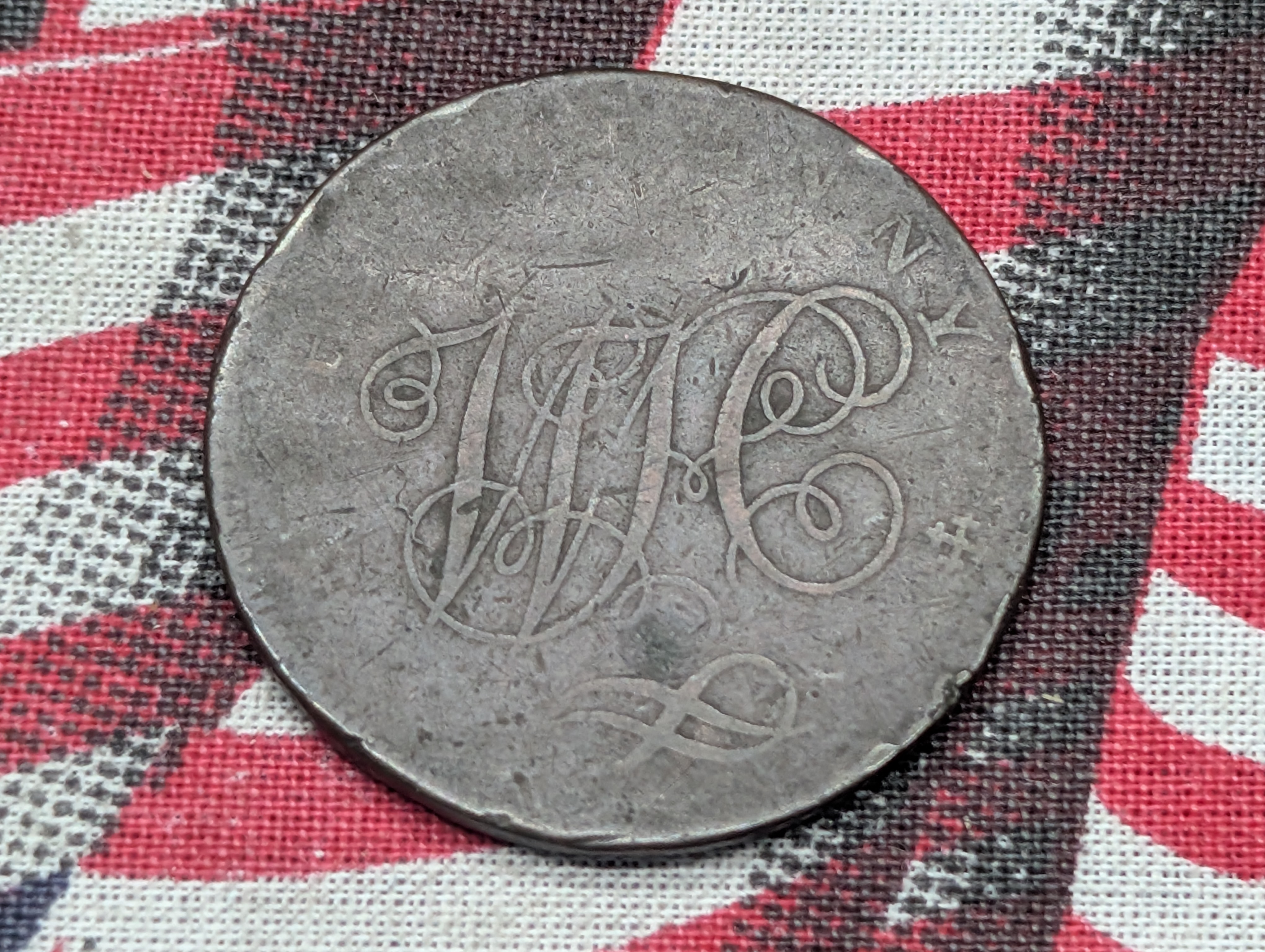 1797 Stafford Half-Penny Conder Token