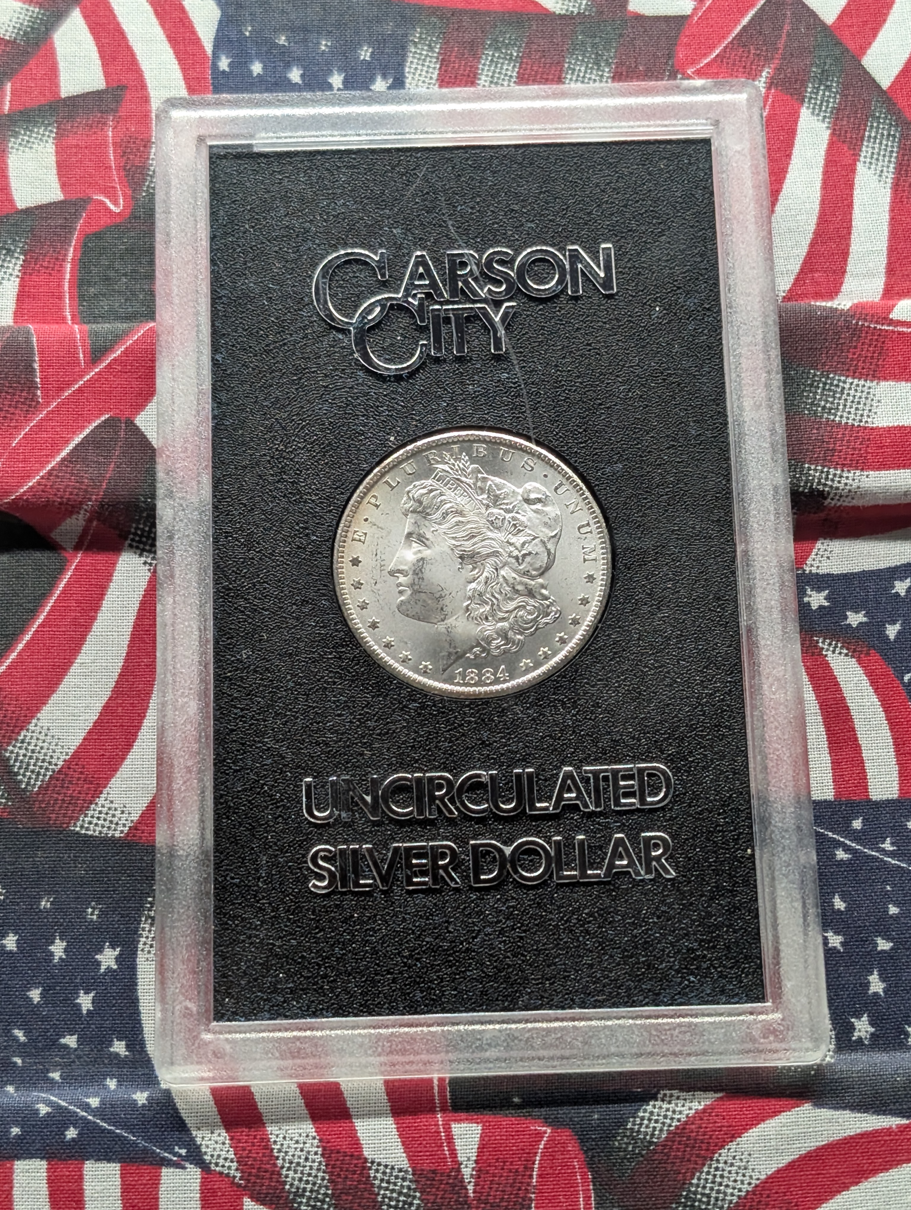 1884-CC Morgan SILVER Dollar - Choice UNC in GSA Packaging