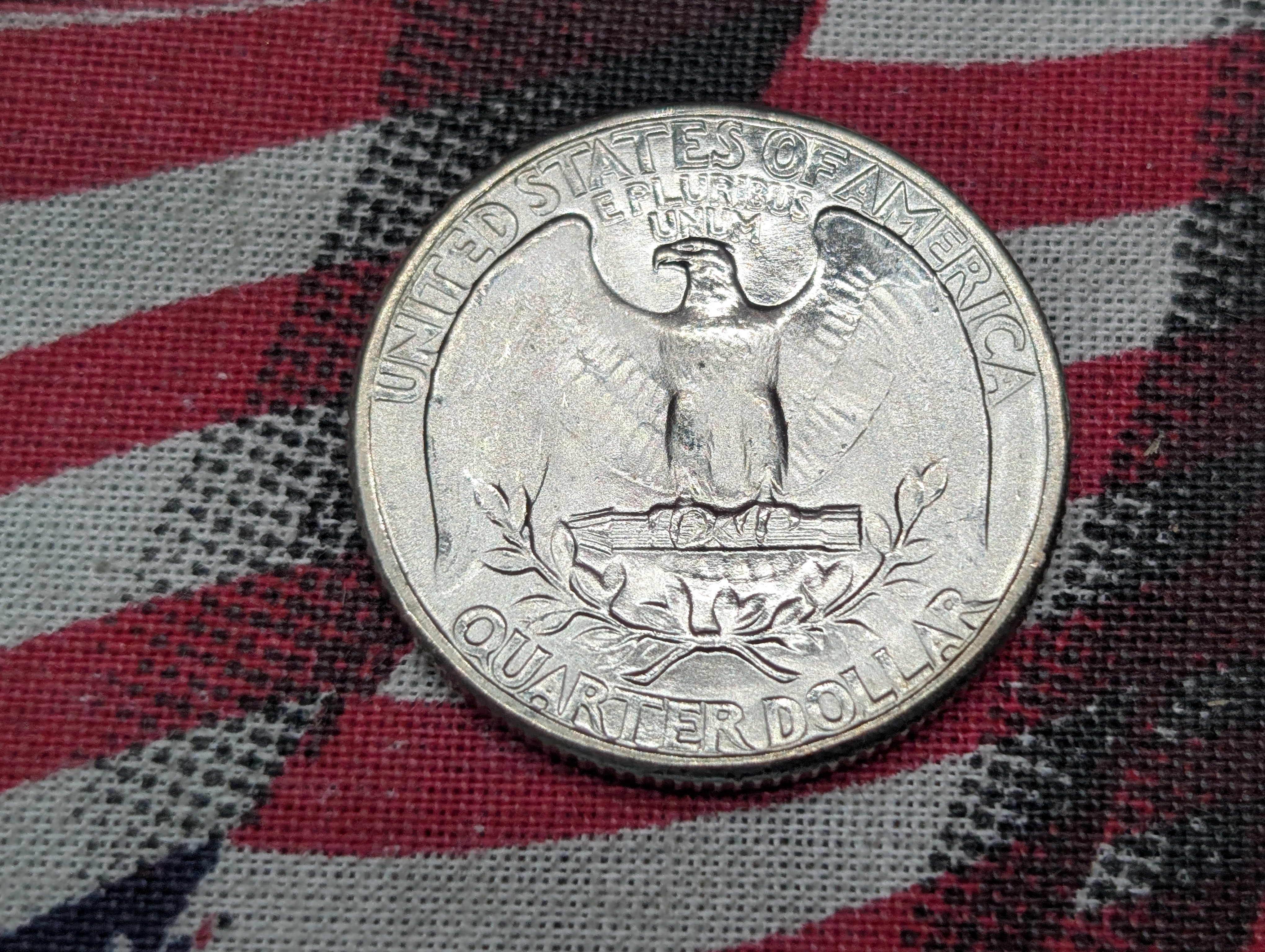 1936 Washington 90% Silver Quarter - Appears UNC.