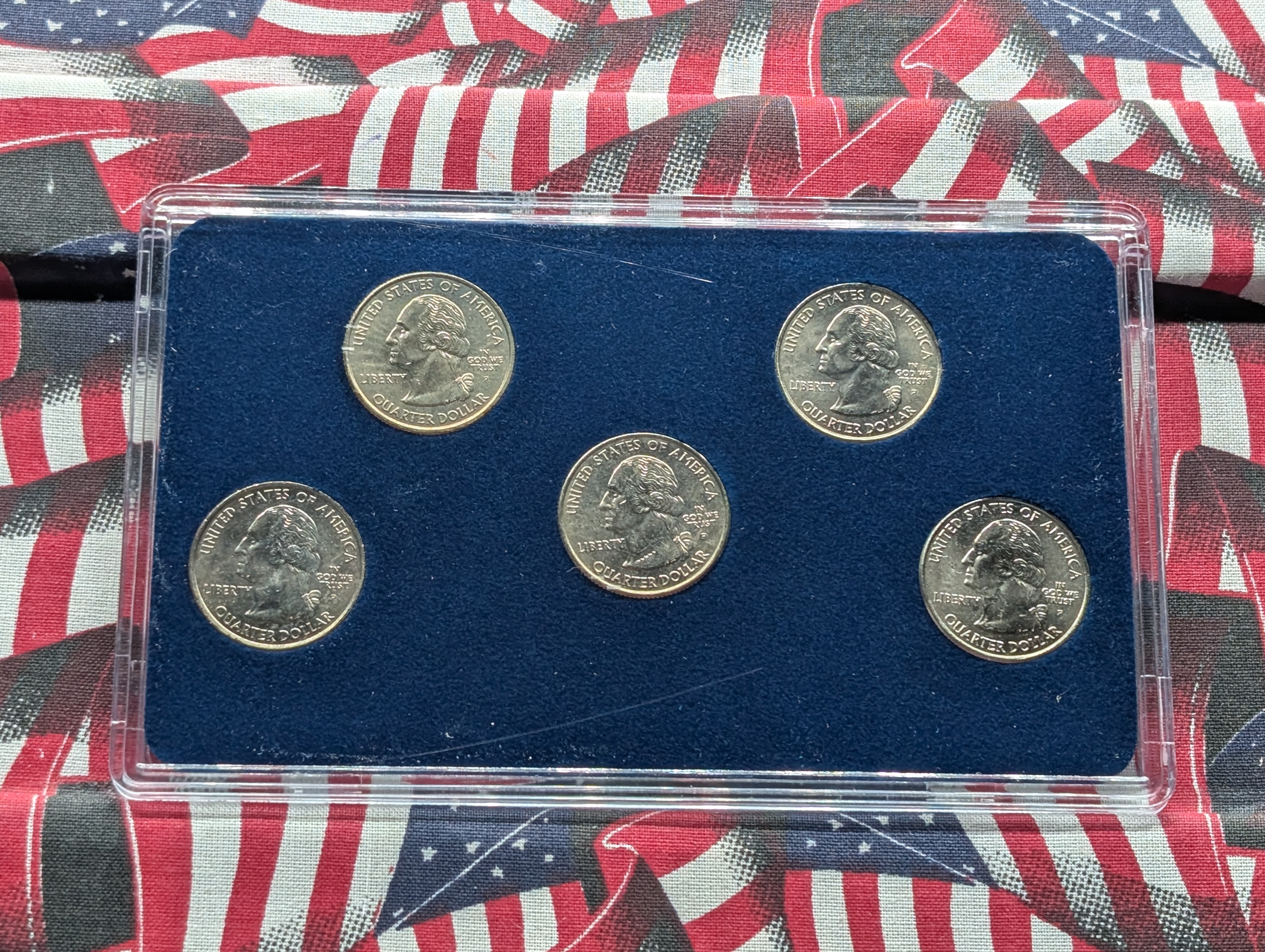 2005 Philadelphia Mint Quarters Commemorative 5-Coin Set