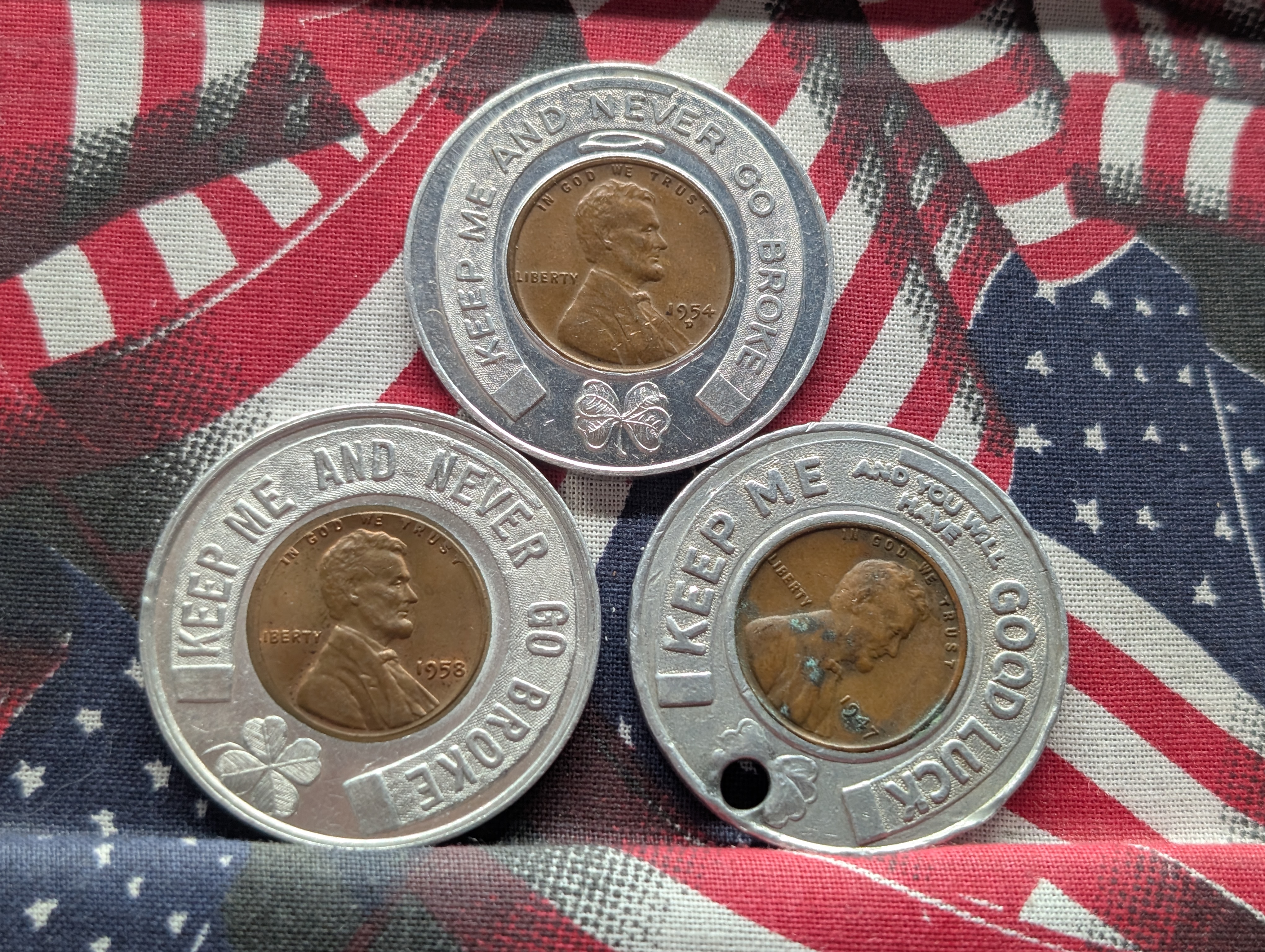 Collection of Lincoln Cent Tokens & Commemoratives