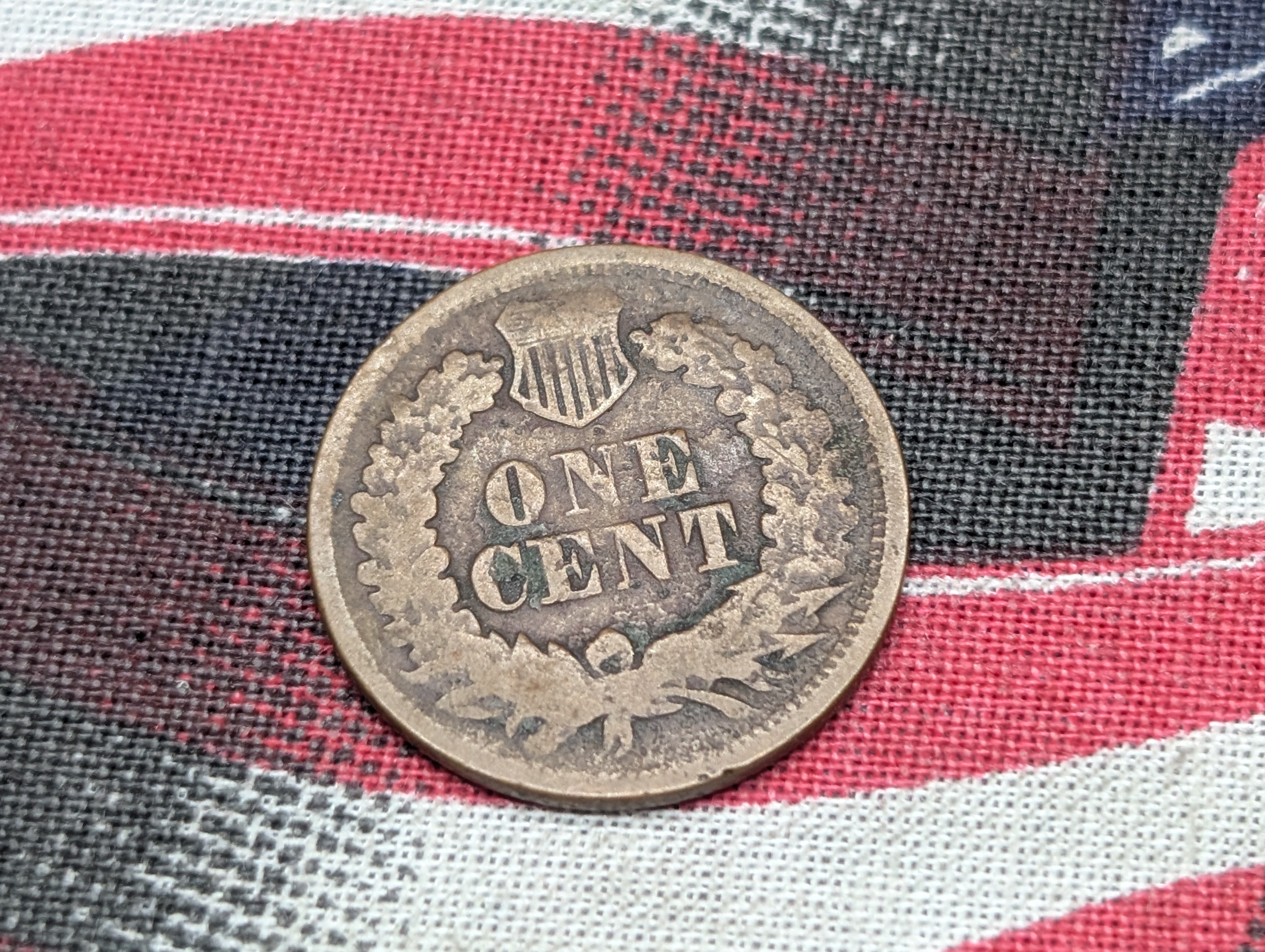 1867 Indian Head Cent - SCARCE KEY DATE!!