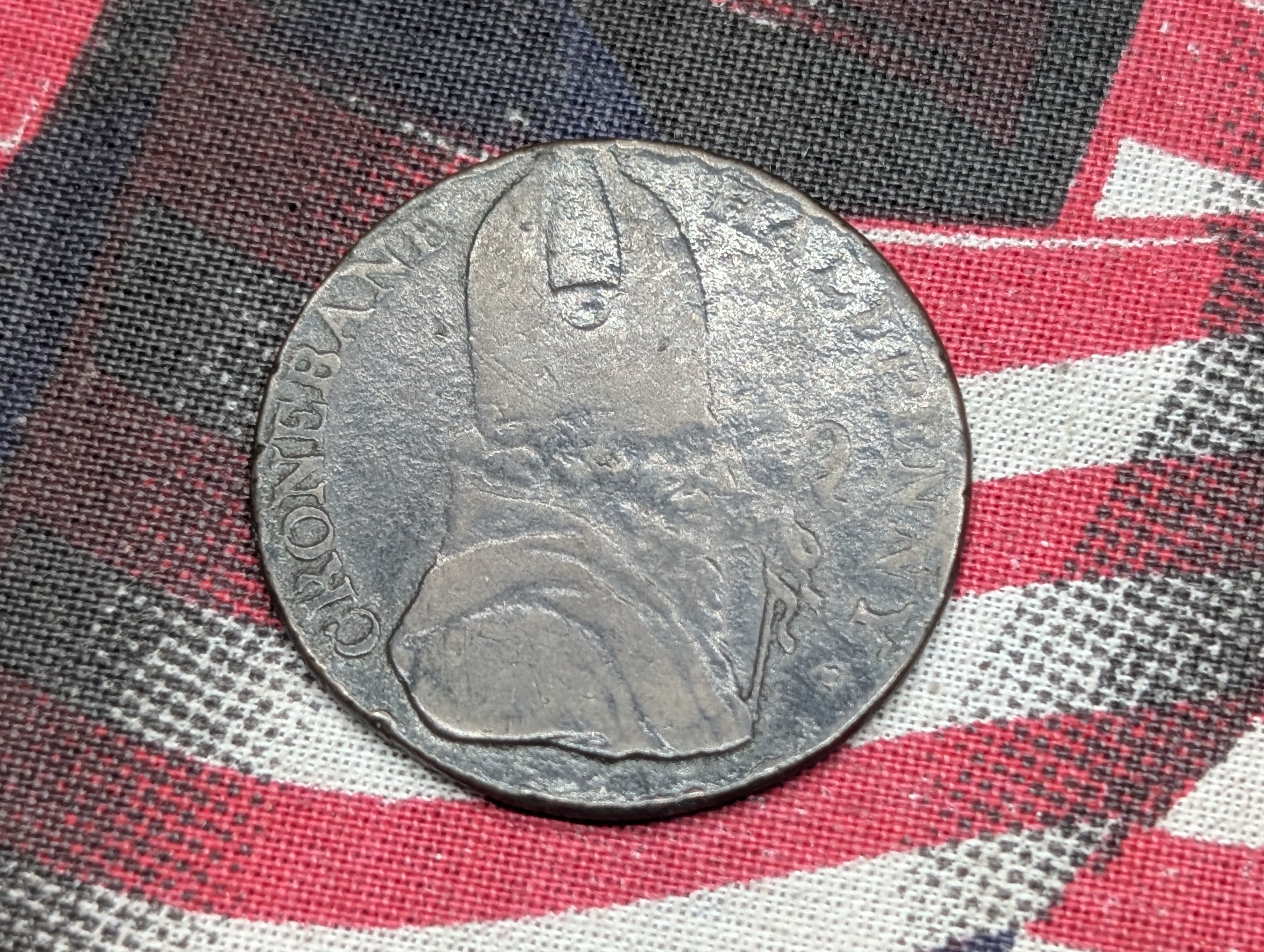 1789 Cronebane Half-Penny Conder Token