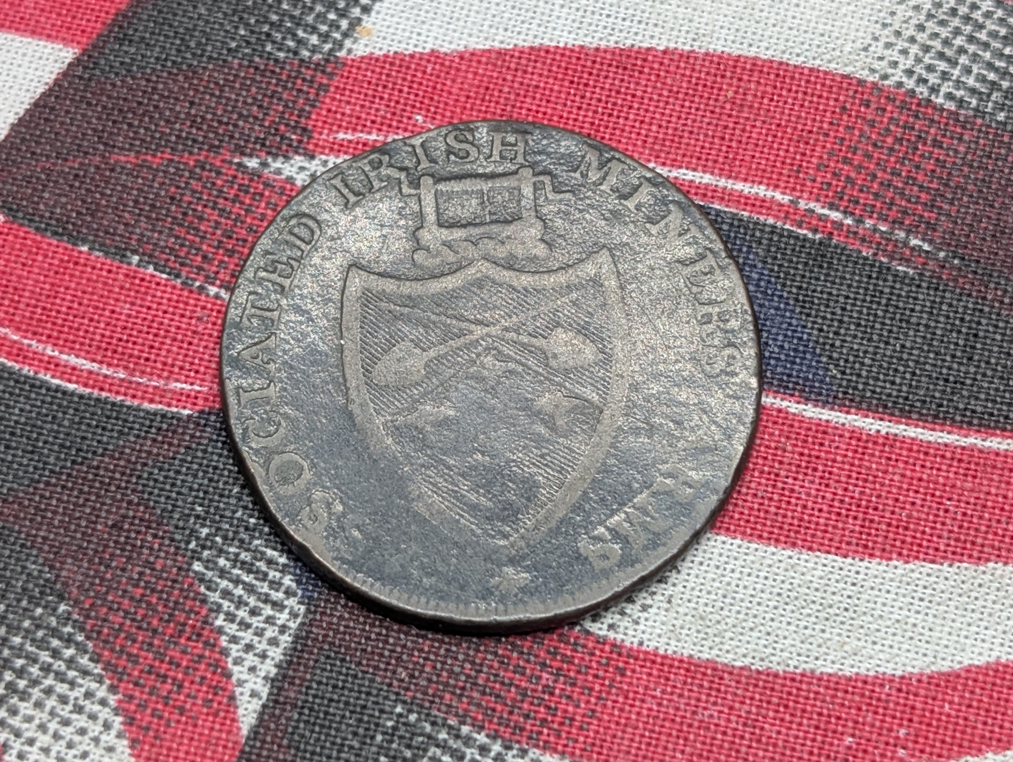 1789 Cronebane Half-Penny Conder Token