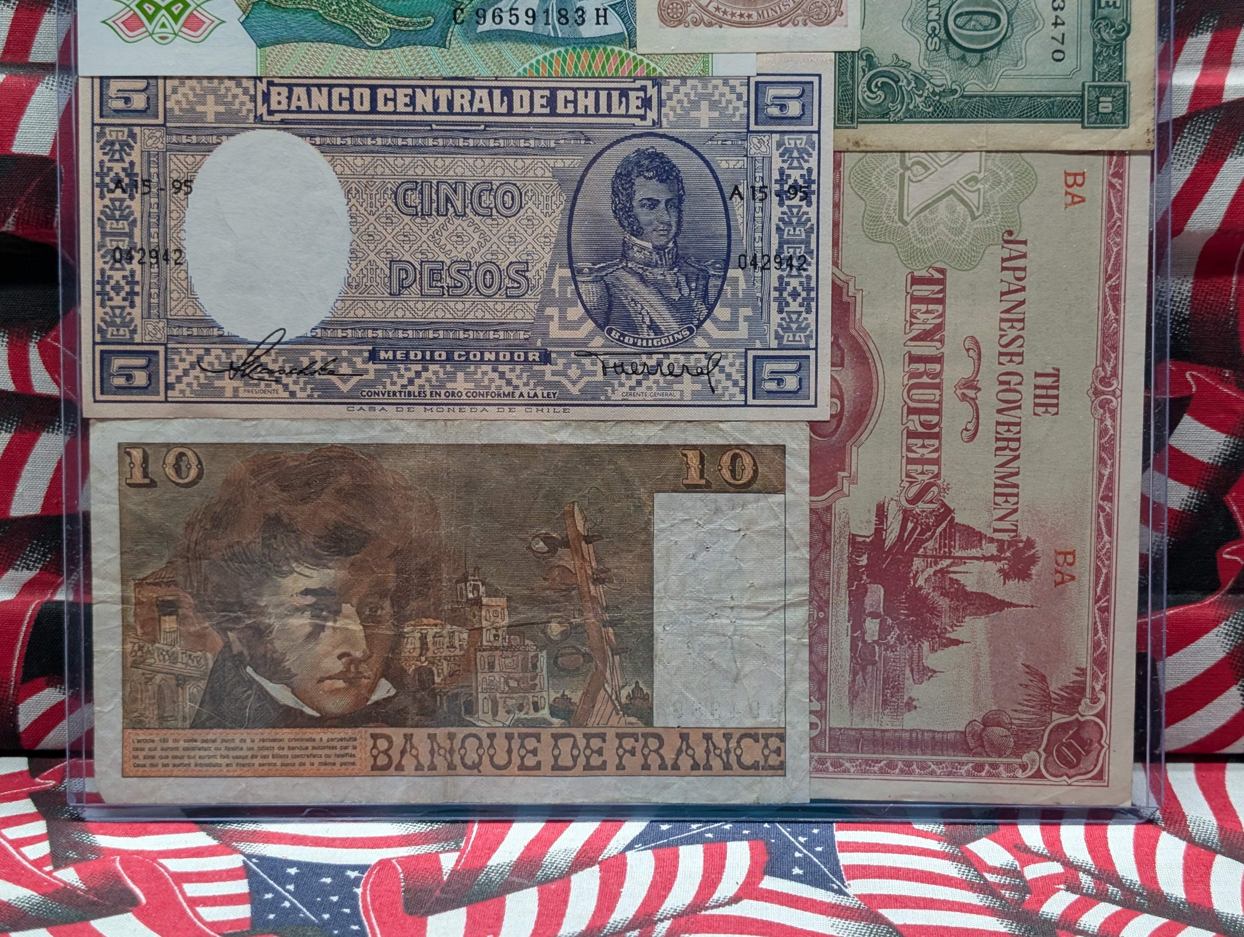 (7) Assorted World Bank Notes