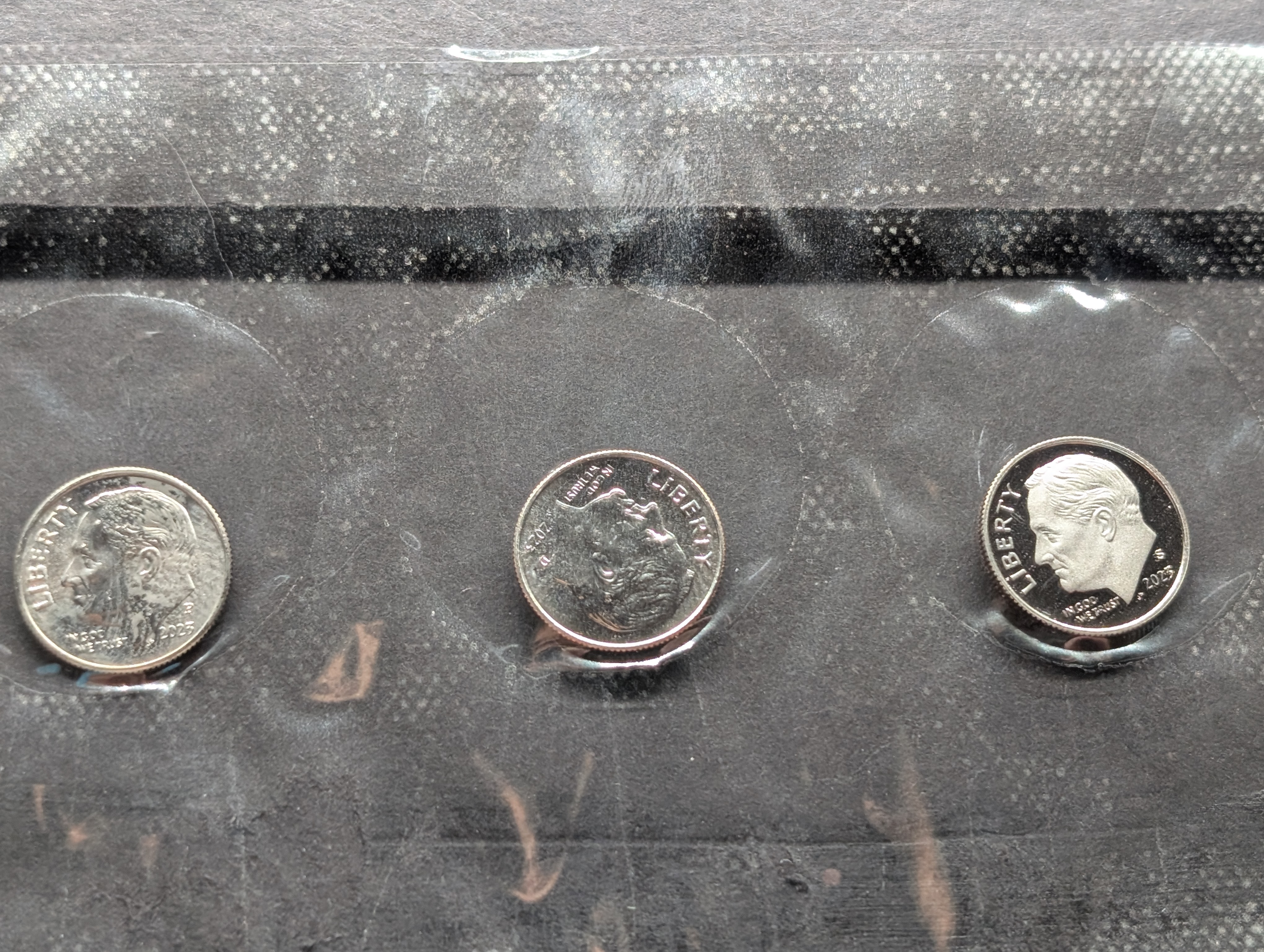 2023-P, D, & S Proof Franklin Roosevelt Dime 3-Coin Collection