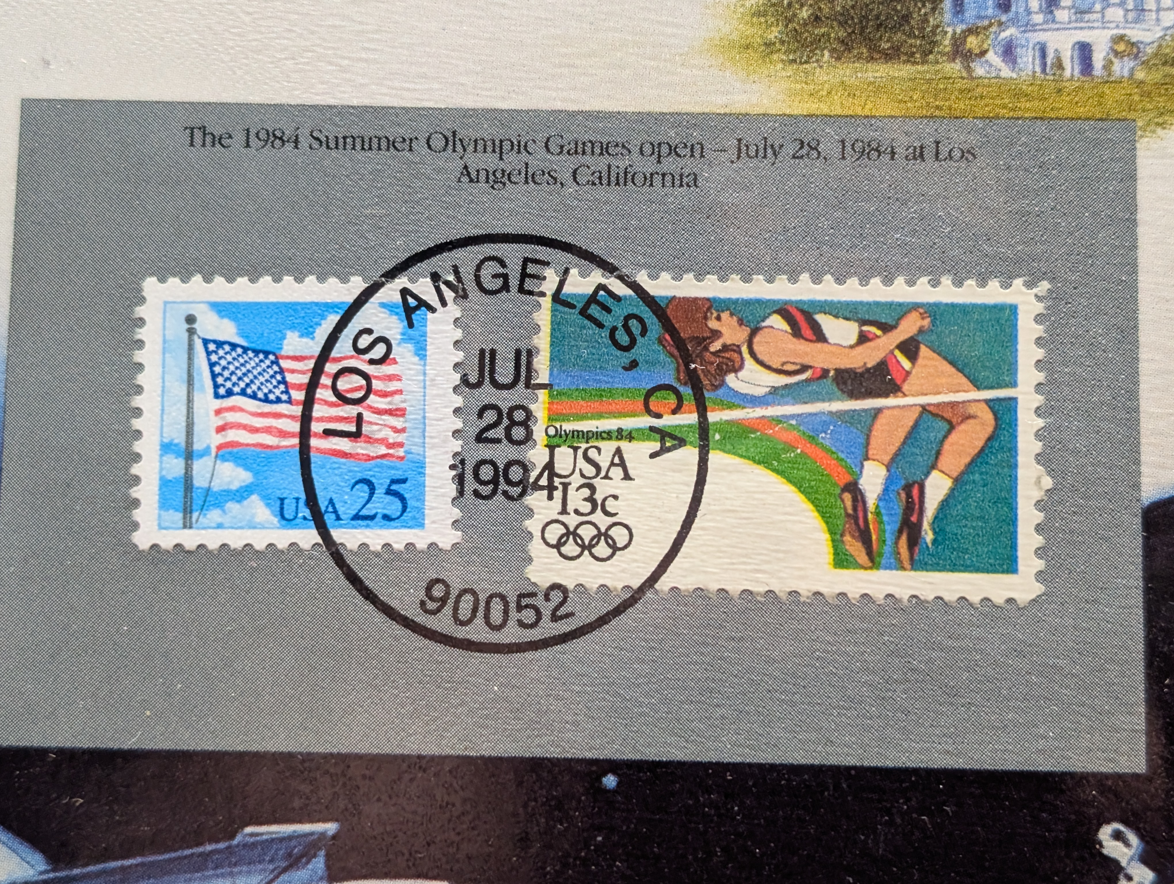 1984-P&D U.S. Mint Uncirculated Set w/ Historic Stamps