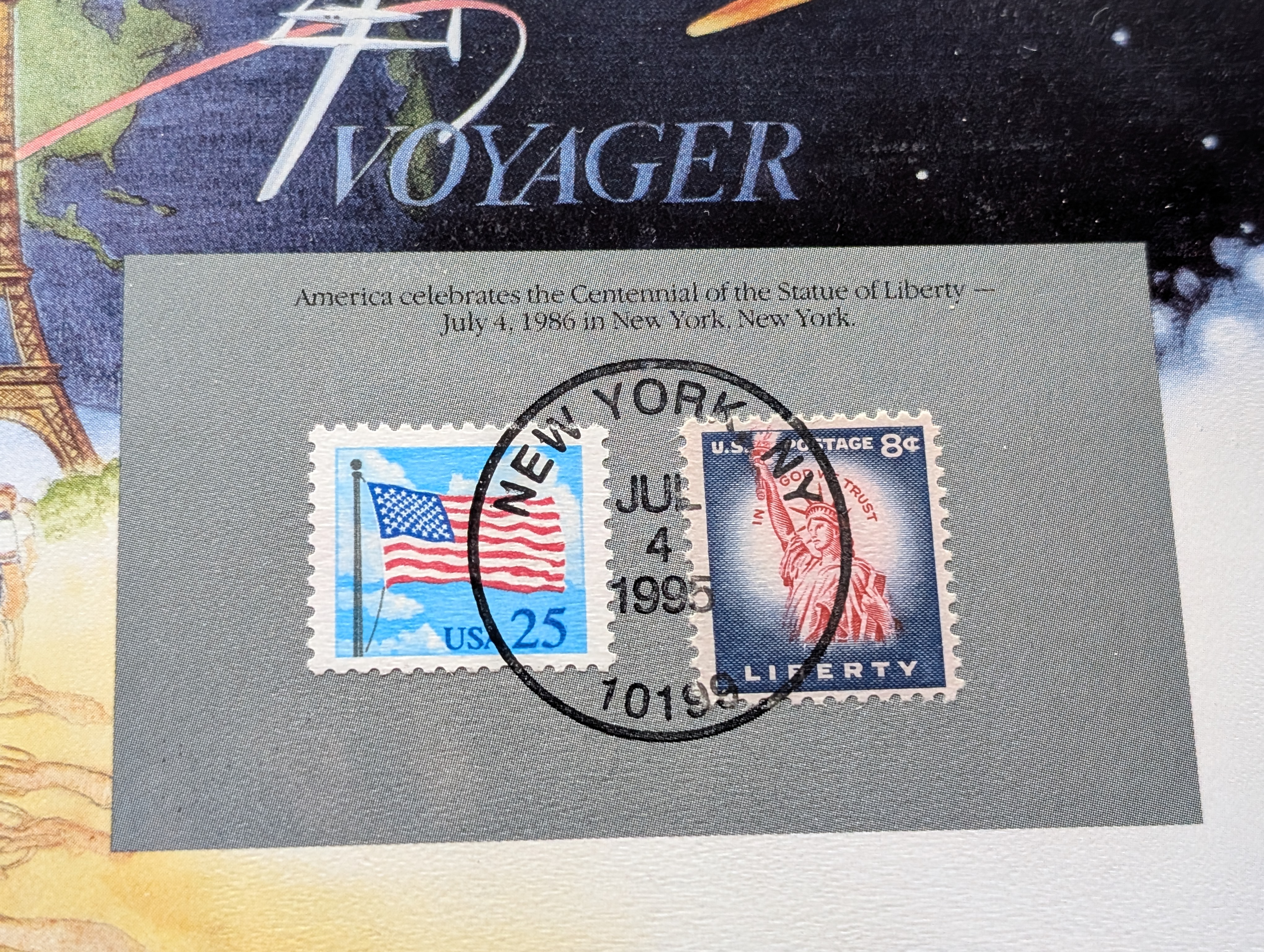 1986-P&D U.S. Mint Uncirculated Set w/ Historic Stamps