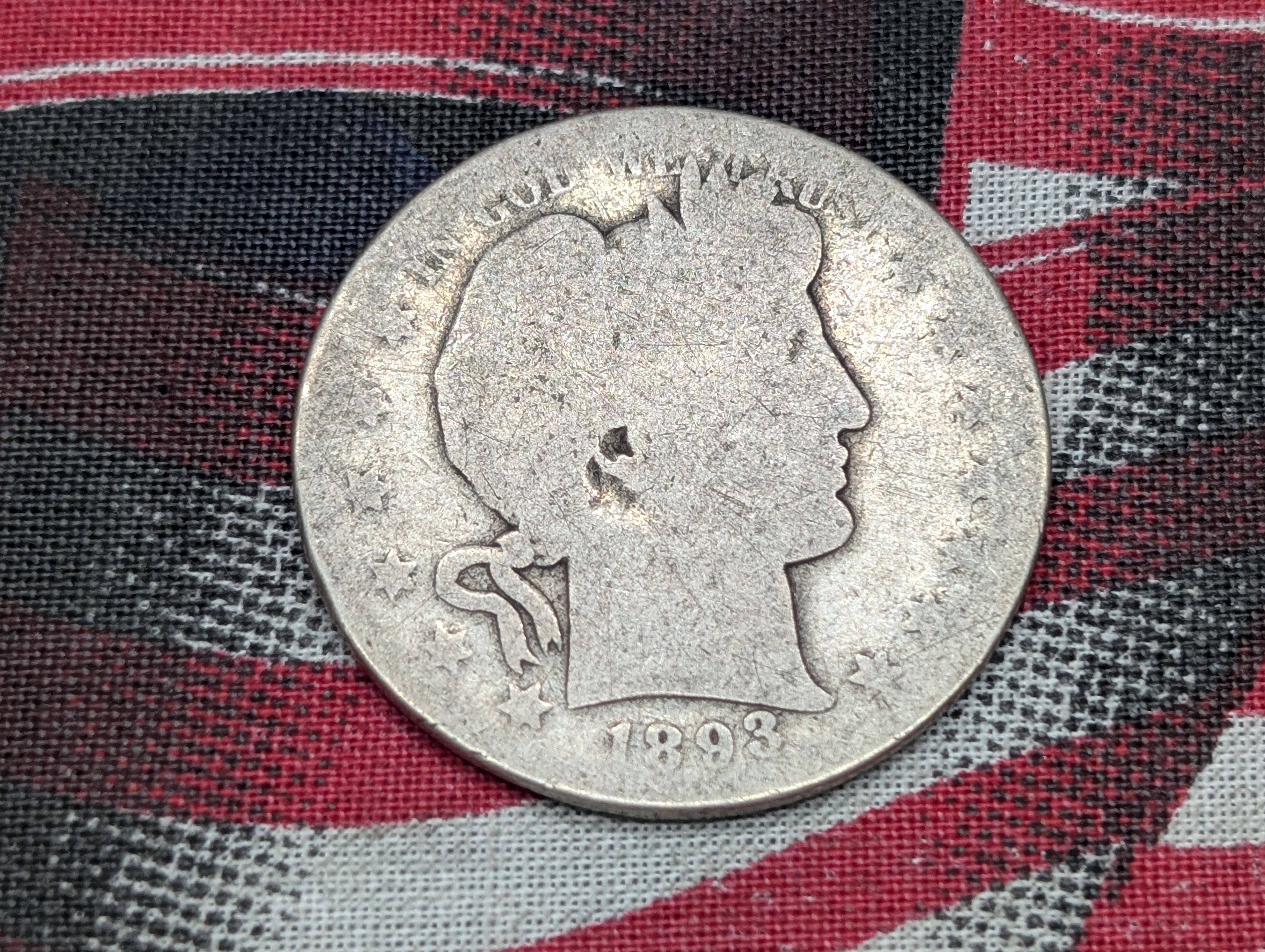 1893-S Barber 90% Silver Half-Dollar - KEY DATE!!