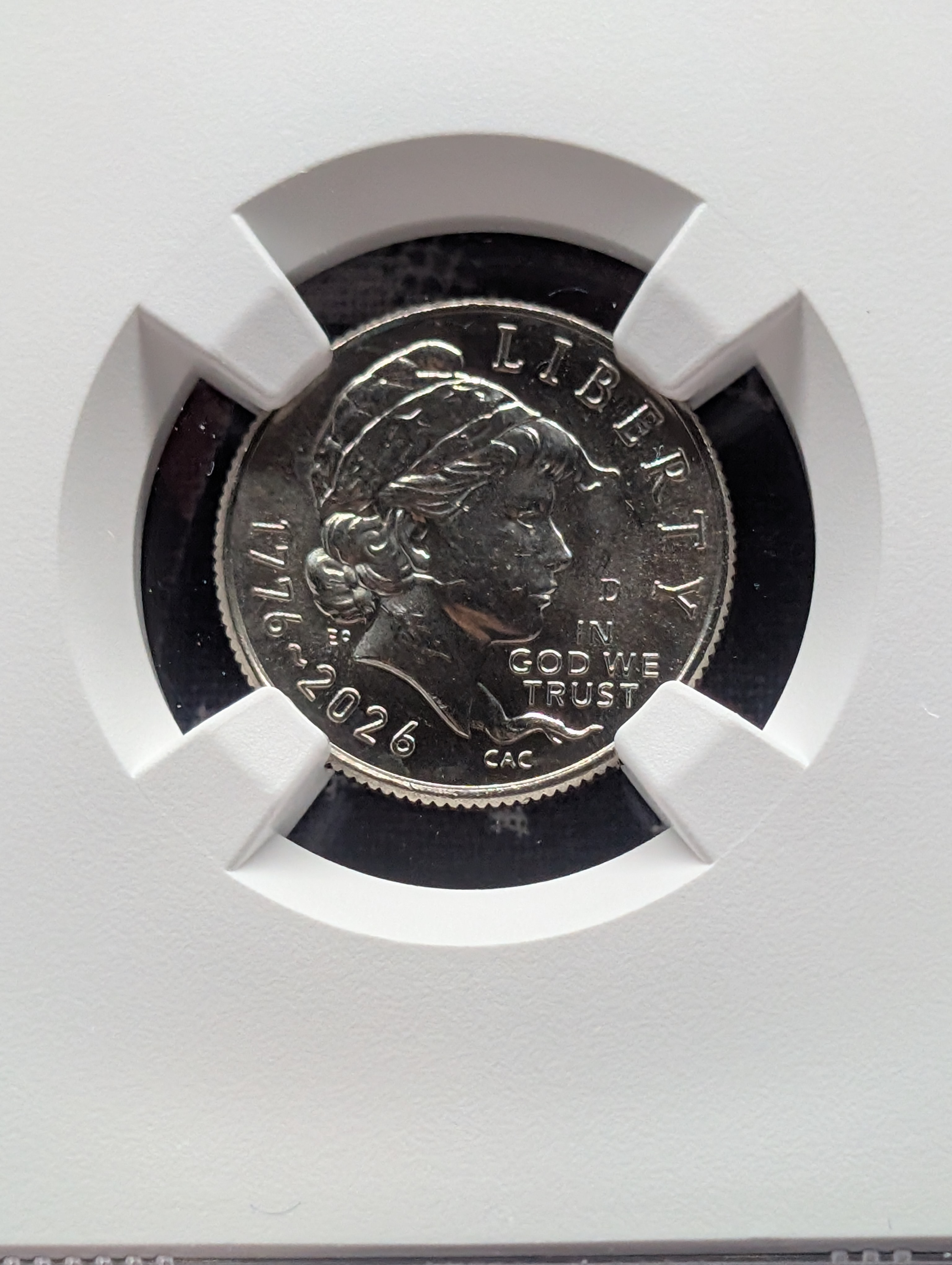 1776-2026-D Emerging Liberty Dime - NGC MS67