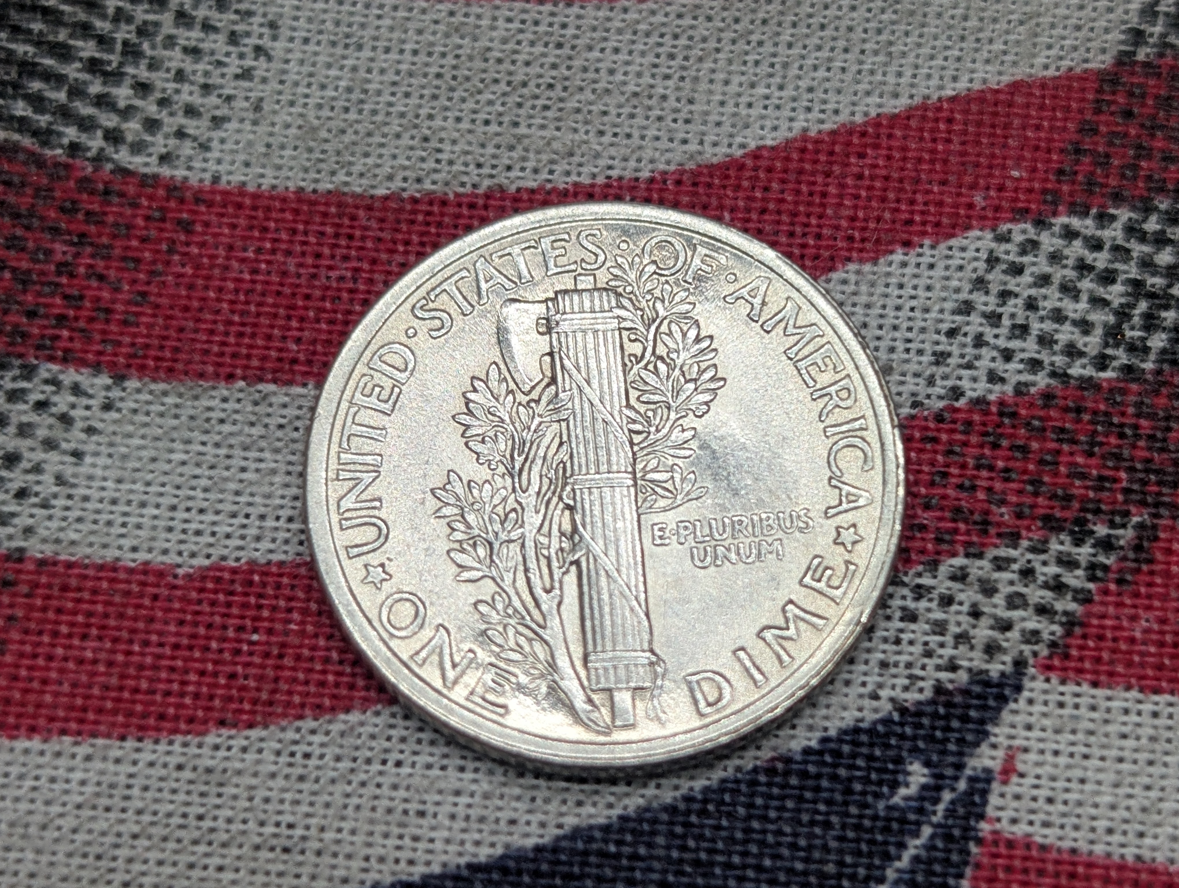 1917-P Mercury 90% Silver Dime