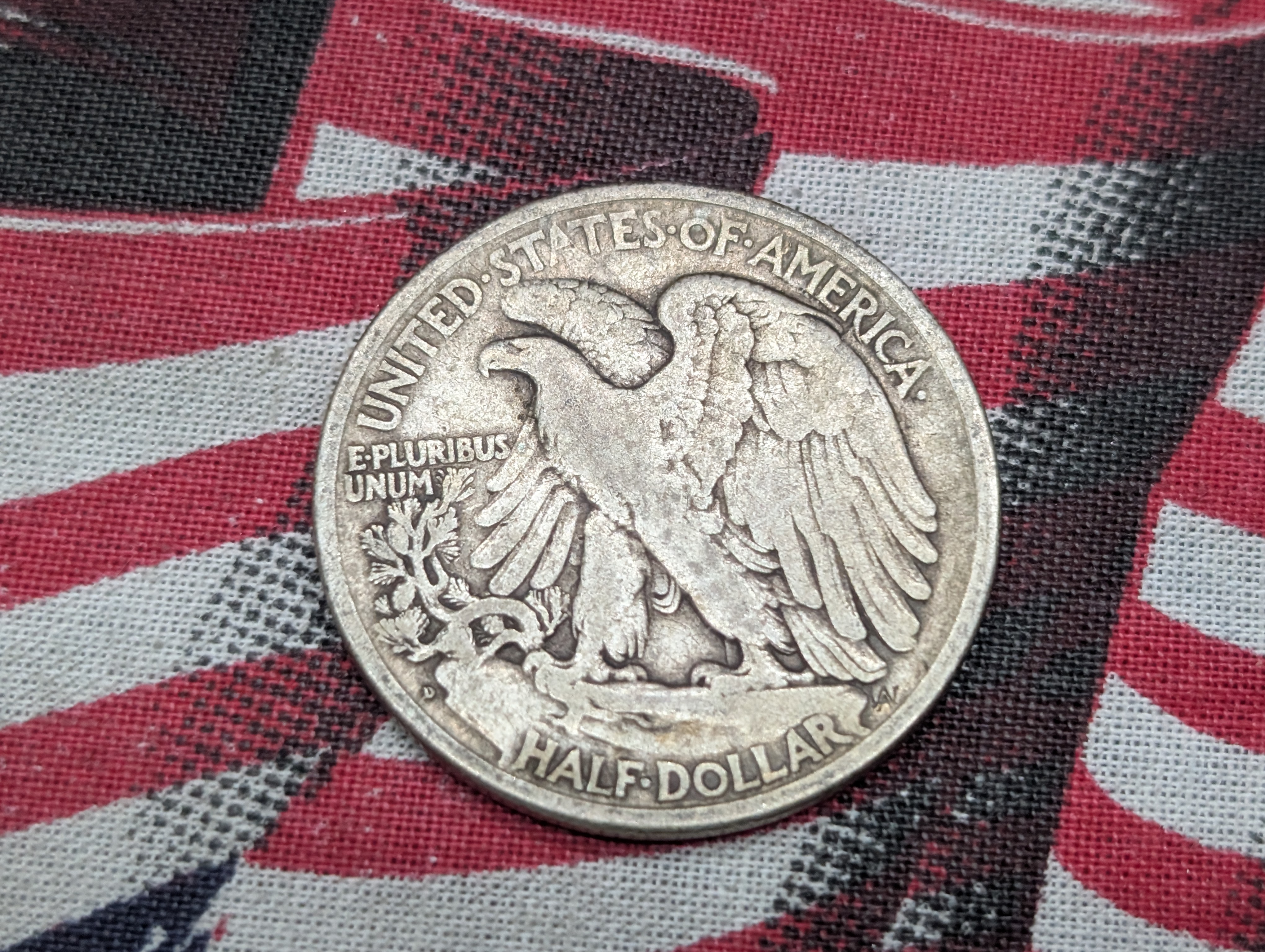 1918-D Walking Liberty 90% Silver Half-Dollar