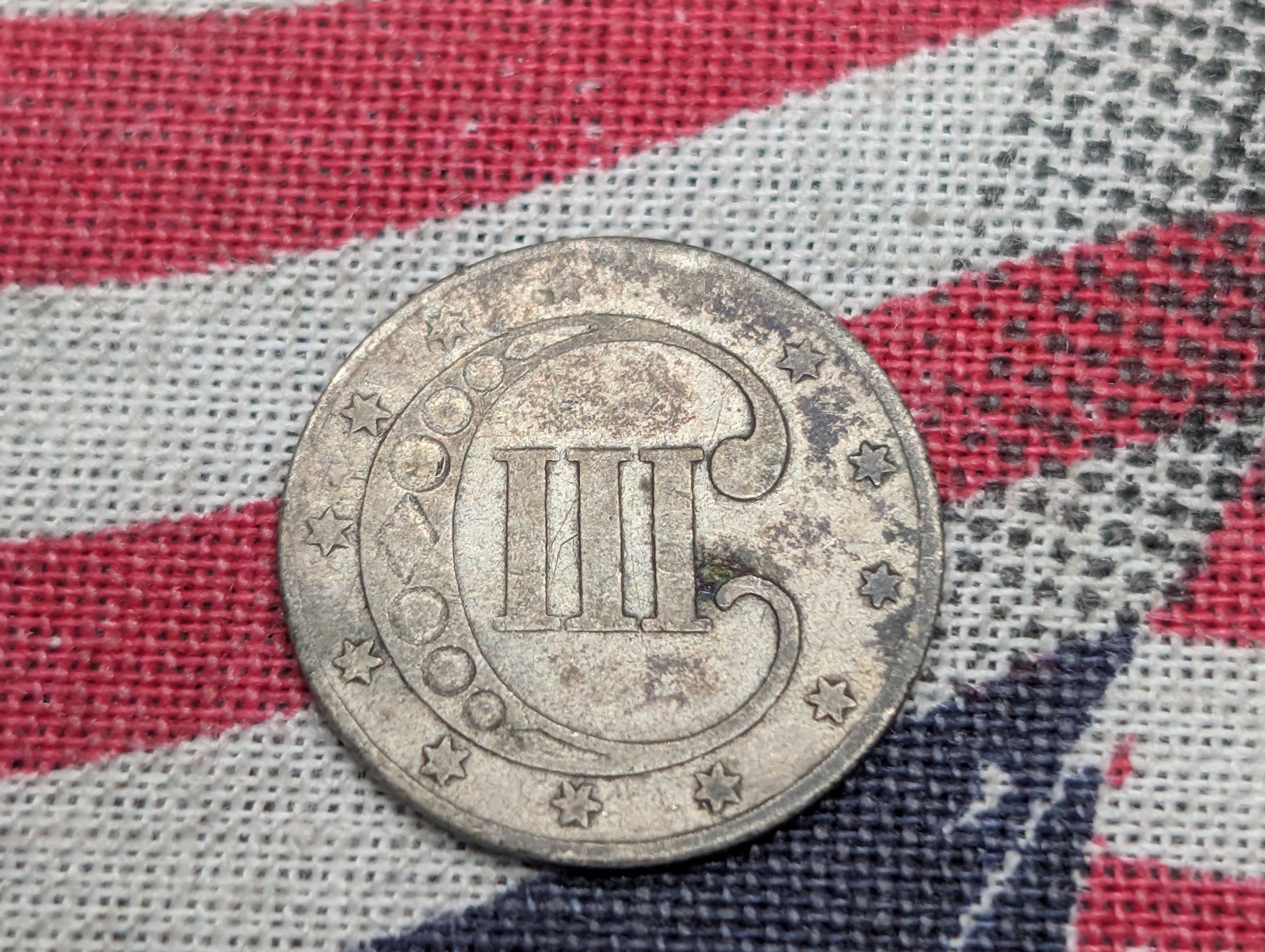 1853 Three-Cent Silver "Trime"