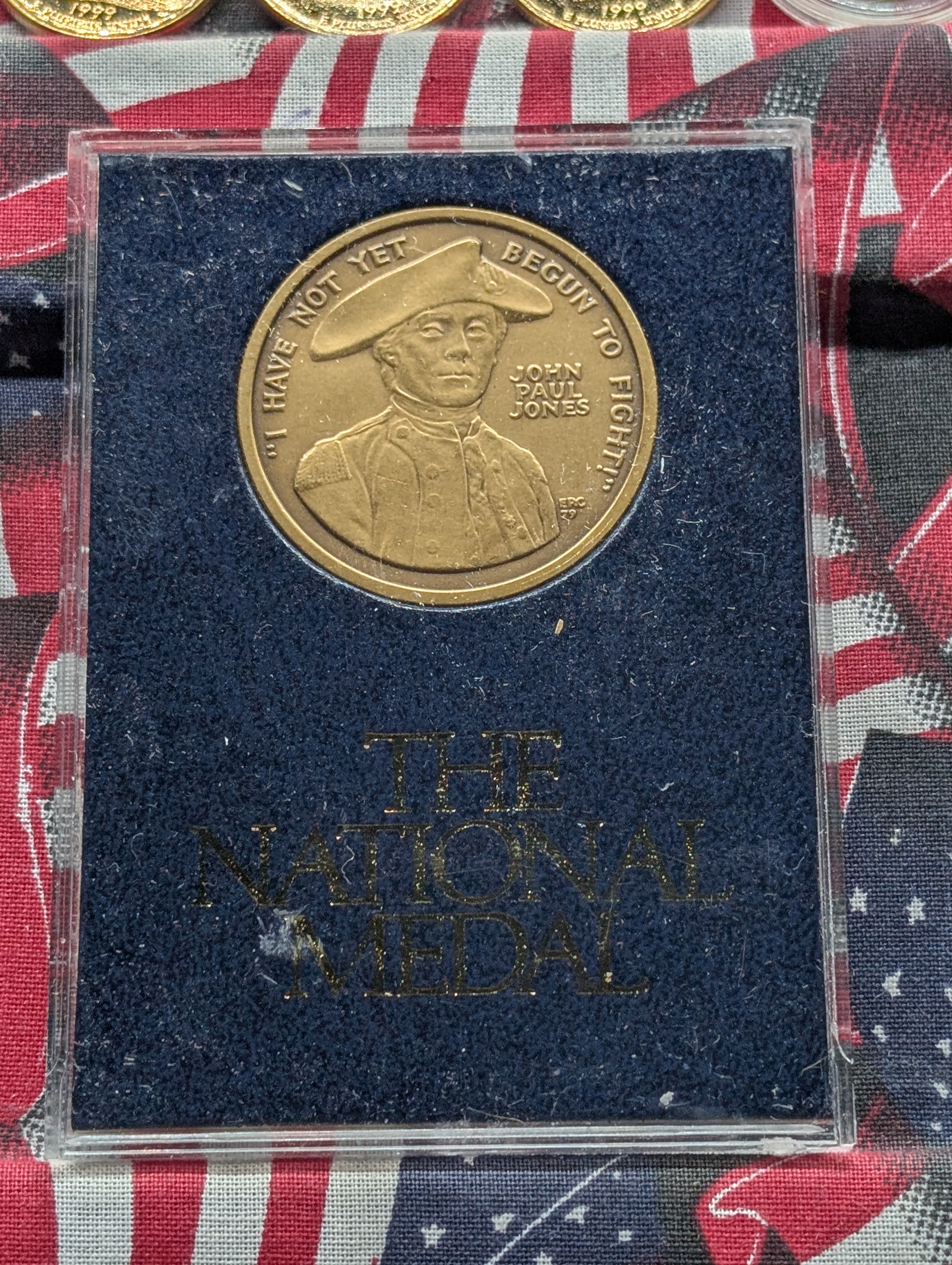 Group of GOLD Layered Coins & Bronze Medals