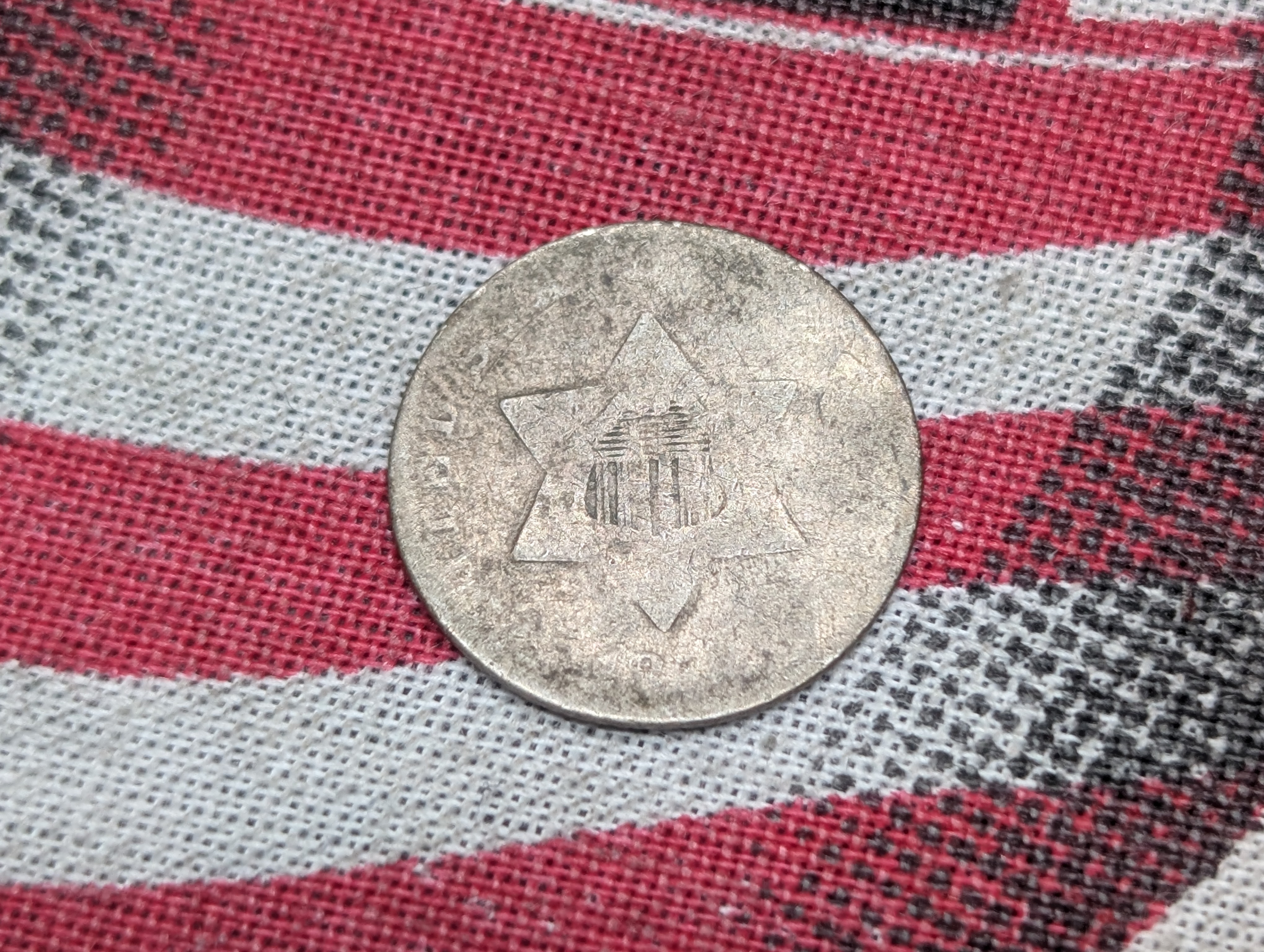 No Date Three-Cent SILVER "Trime"