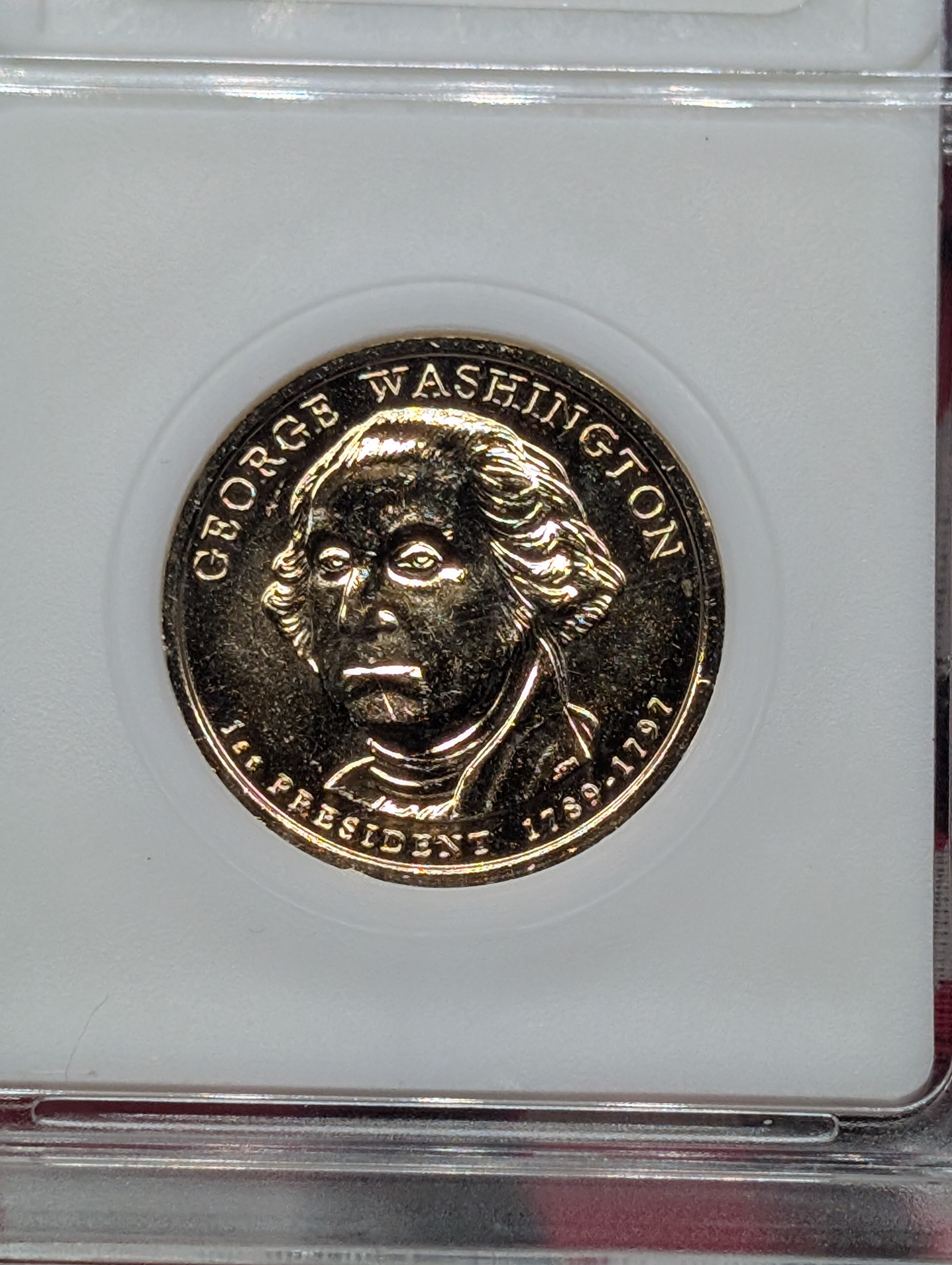 2007 Four-Coin Presidential Dollar Set - GOLD Enriched!!!