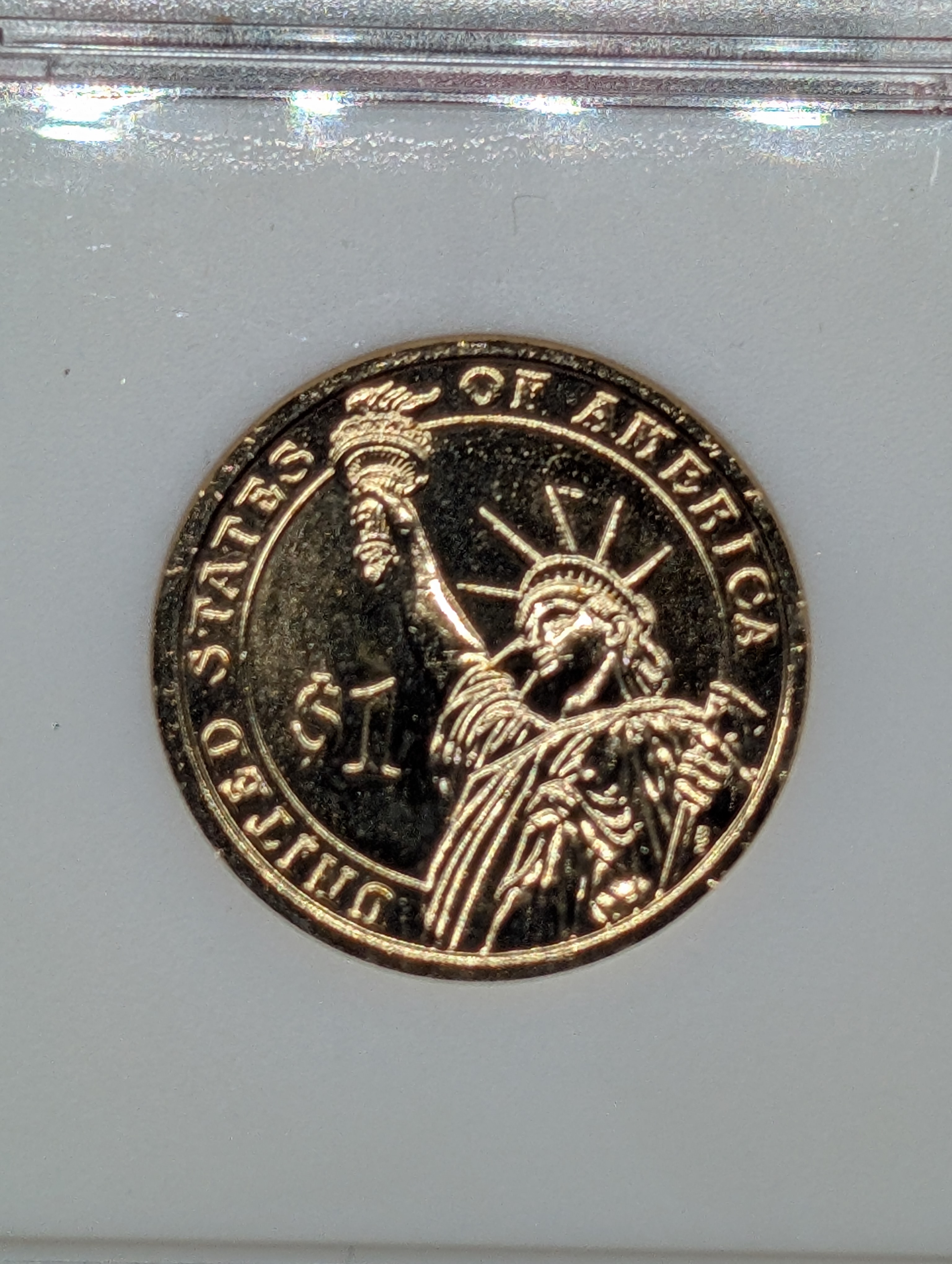 2007 Four-Coin Presidential Dollar Set - GOLD Enriched!!!