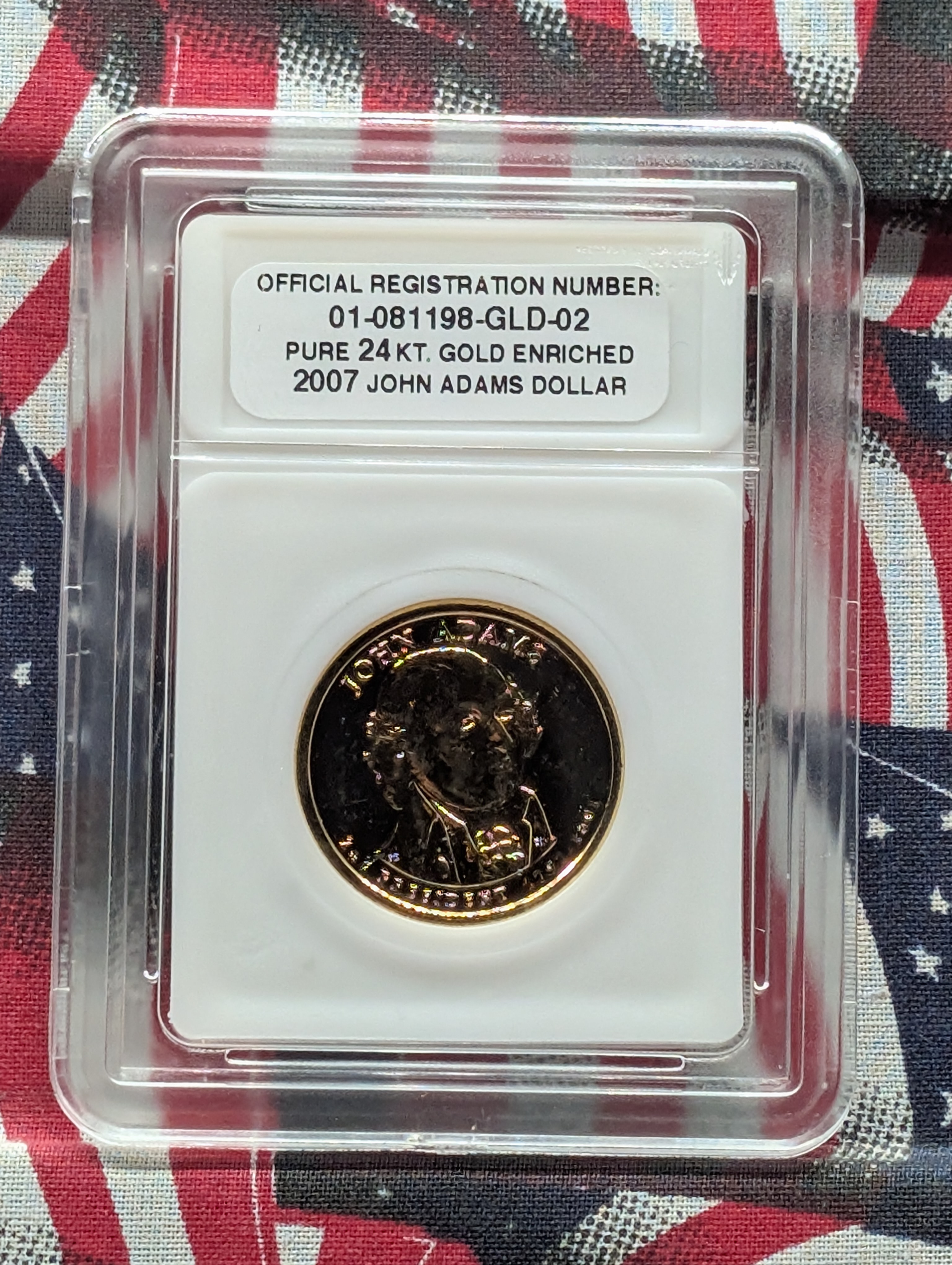 2007 Four-Coin Presidential Dollar Set - GOLD Enriched!!!