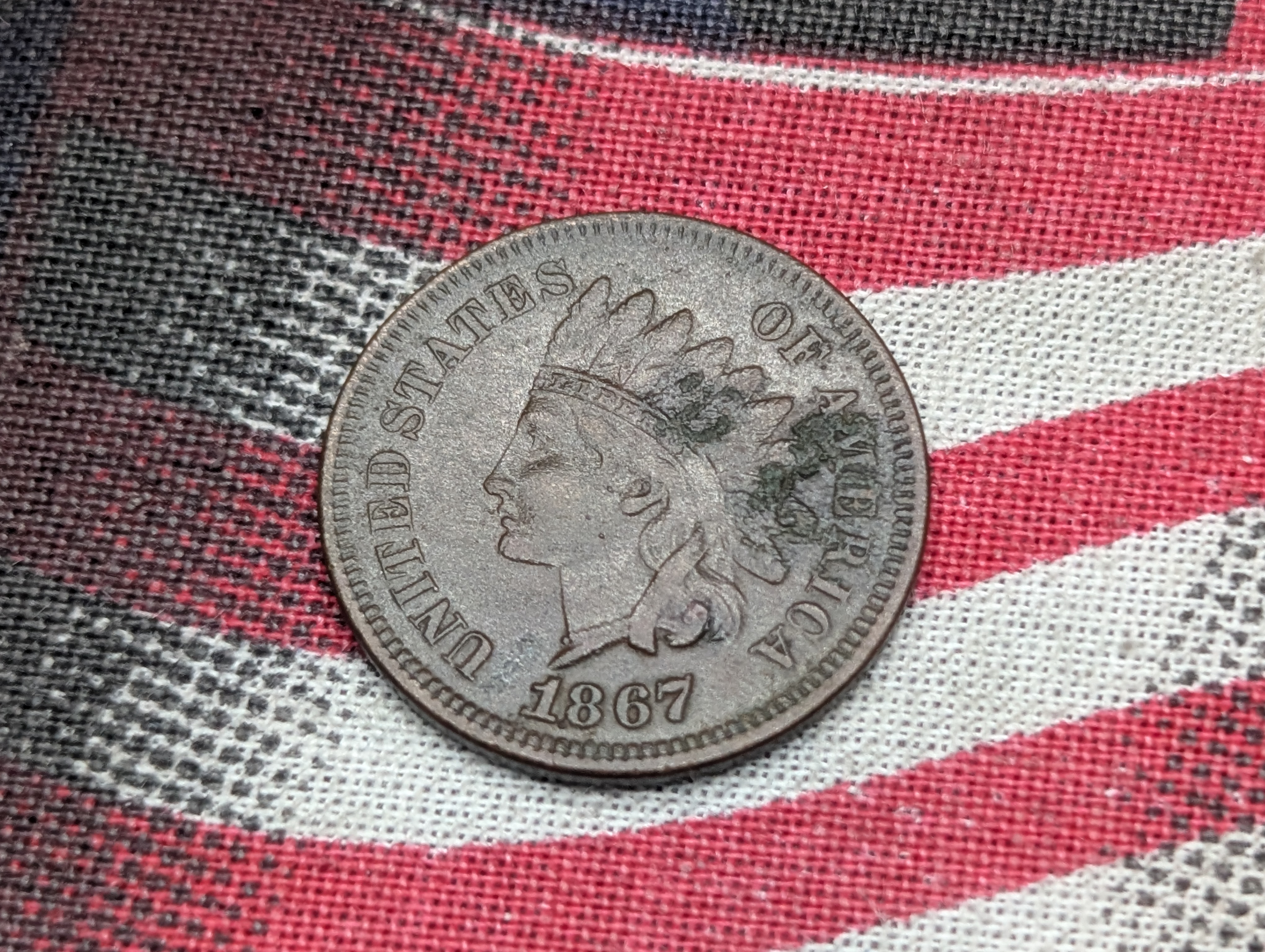 1867 Indian Head Cent - RARE KEY DATE!!