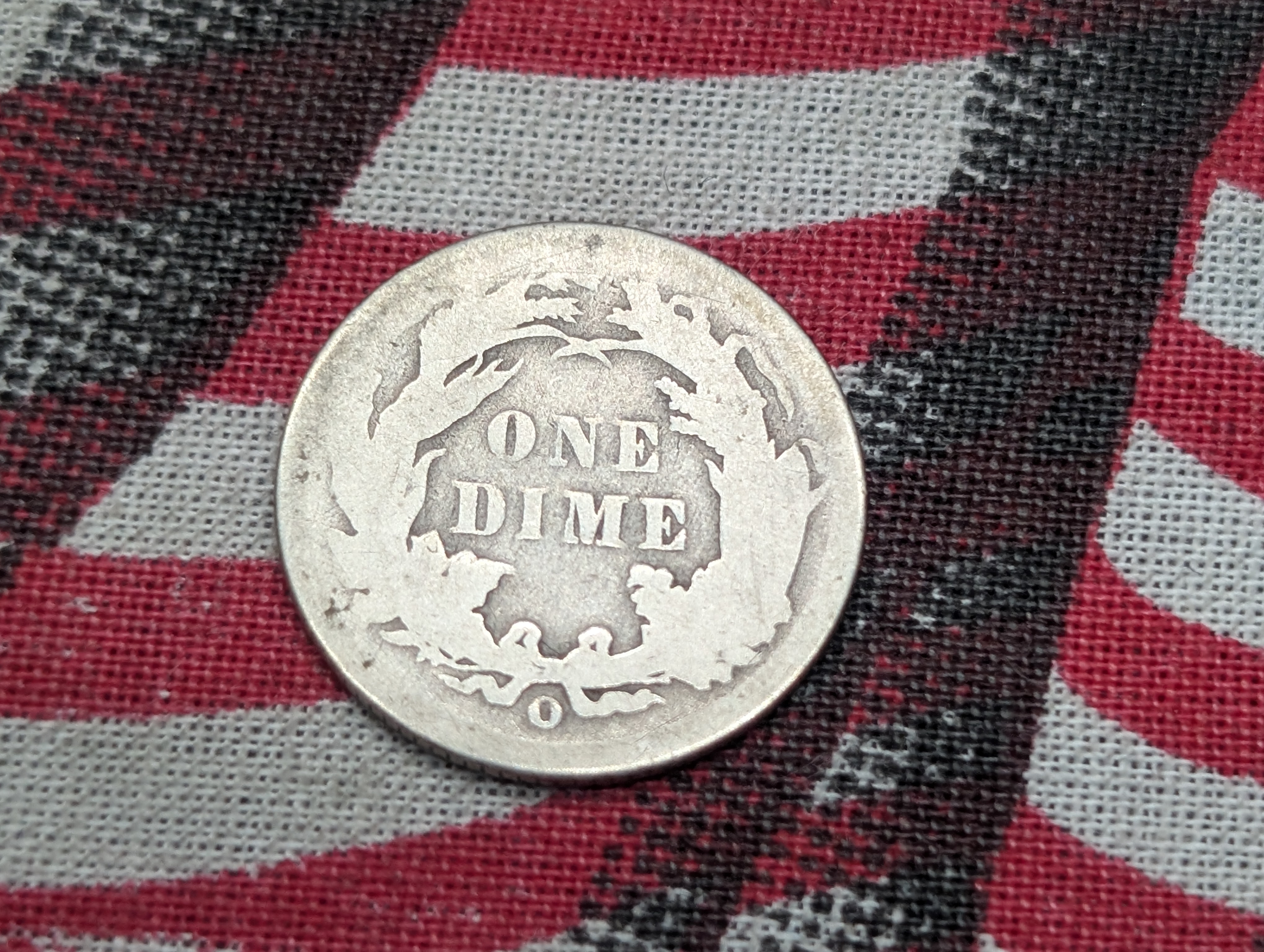 1891-O Seated Liberty 90% Silver Dime - Tough Date!