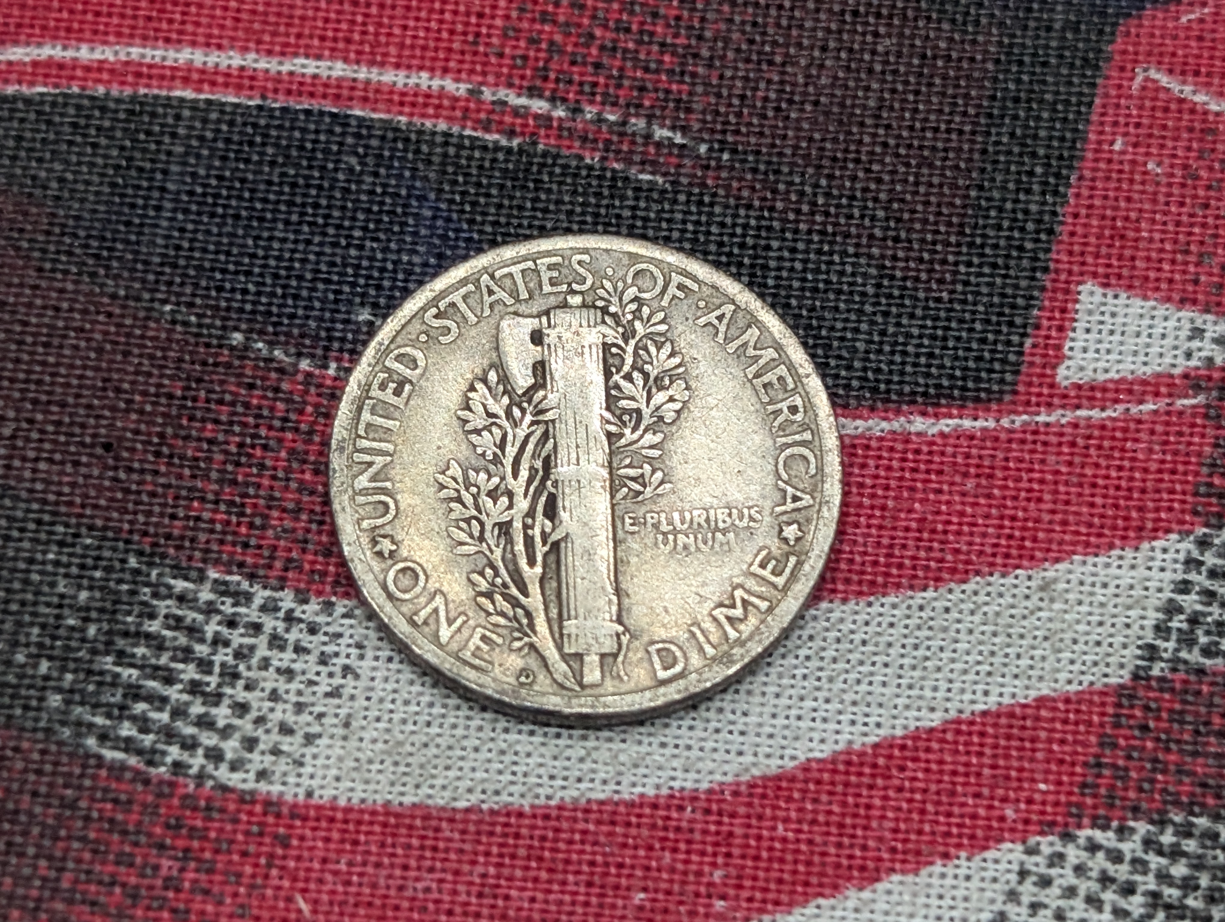1926-D Mercury 90% Silver Dime