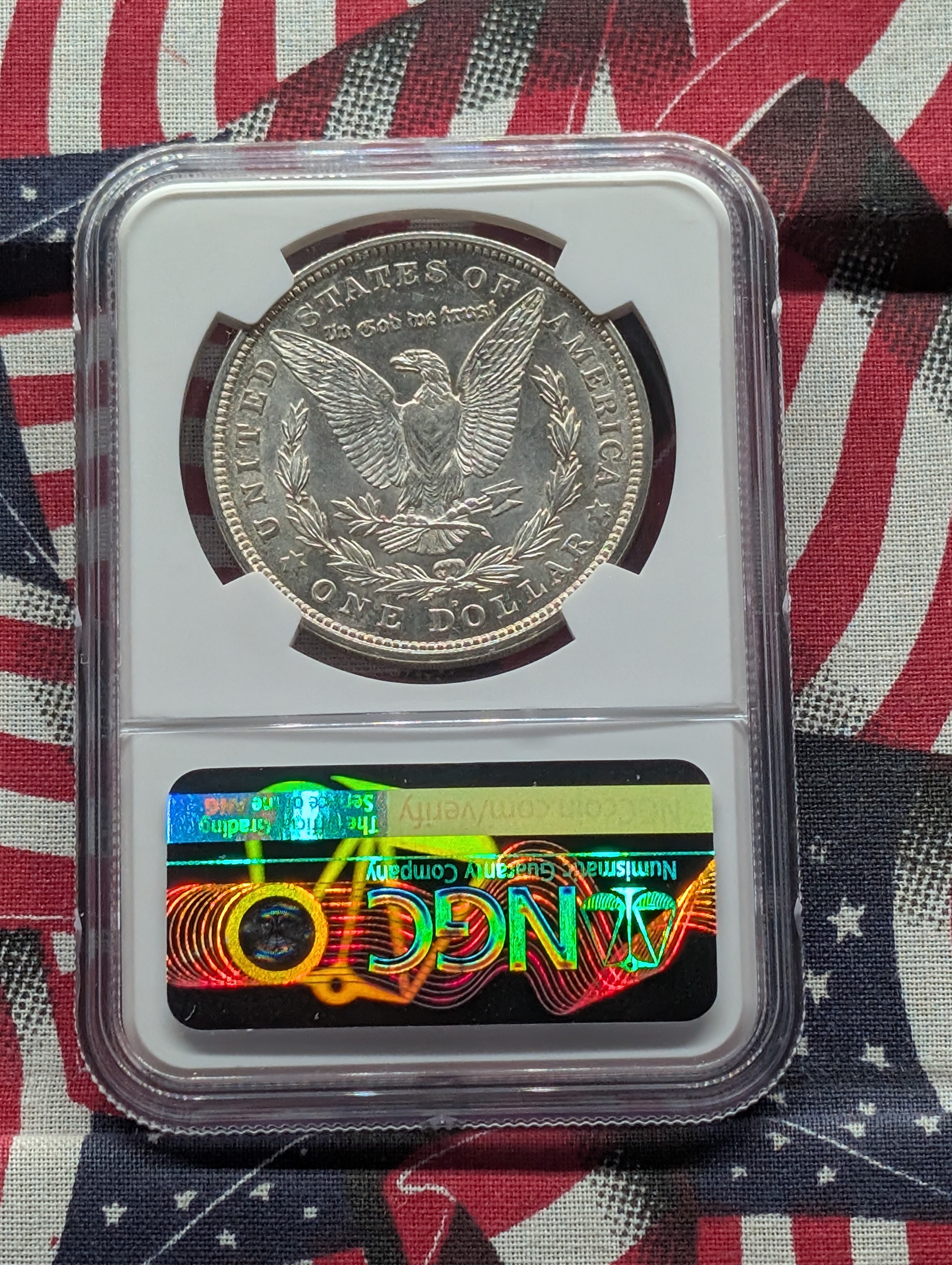1921-D Morgan SILVER Dollar - NGC MS63