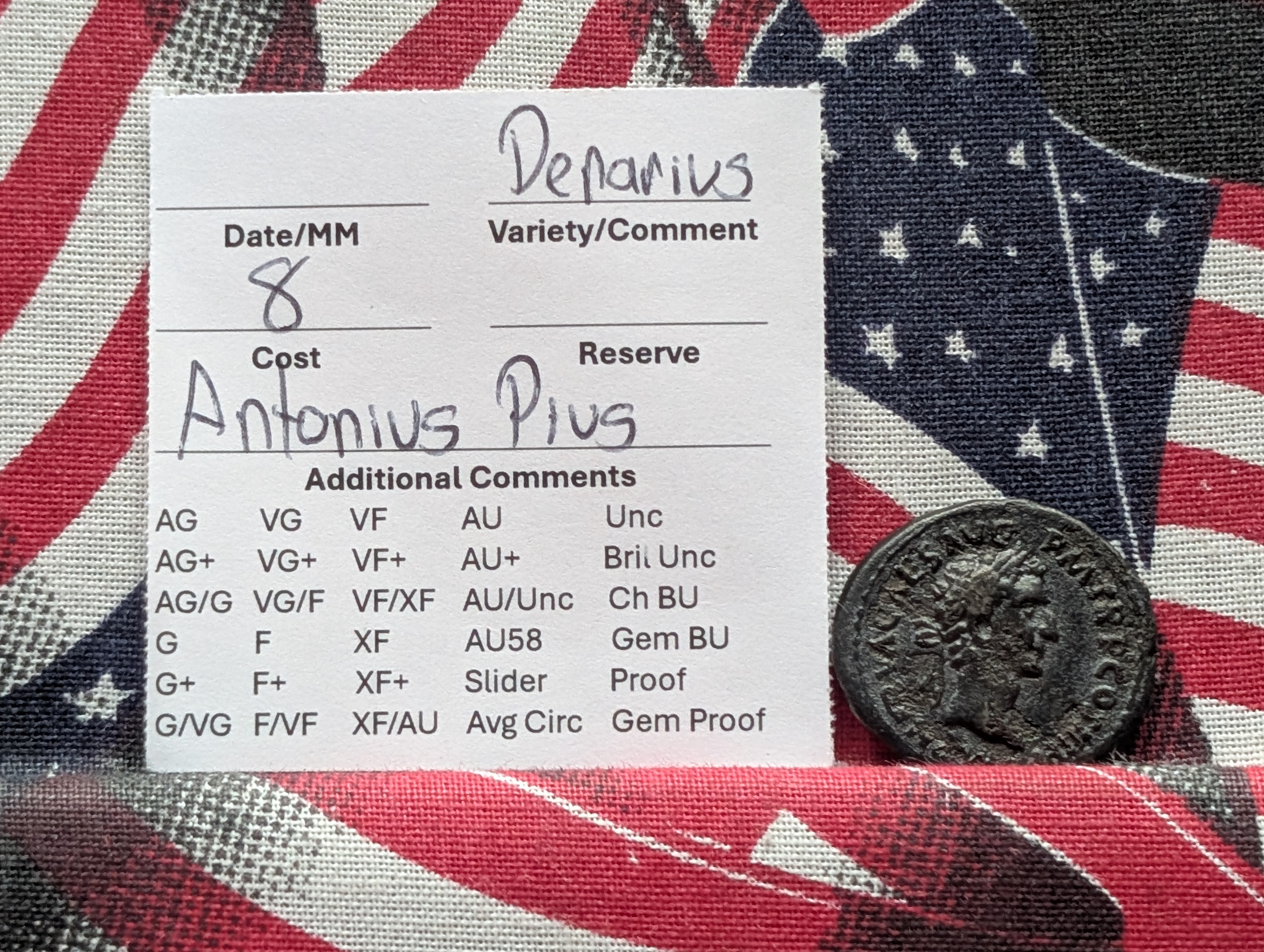 138-161 AD Roman ANCIENT SILVER Denarius - Antoninus Pius