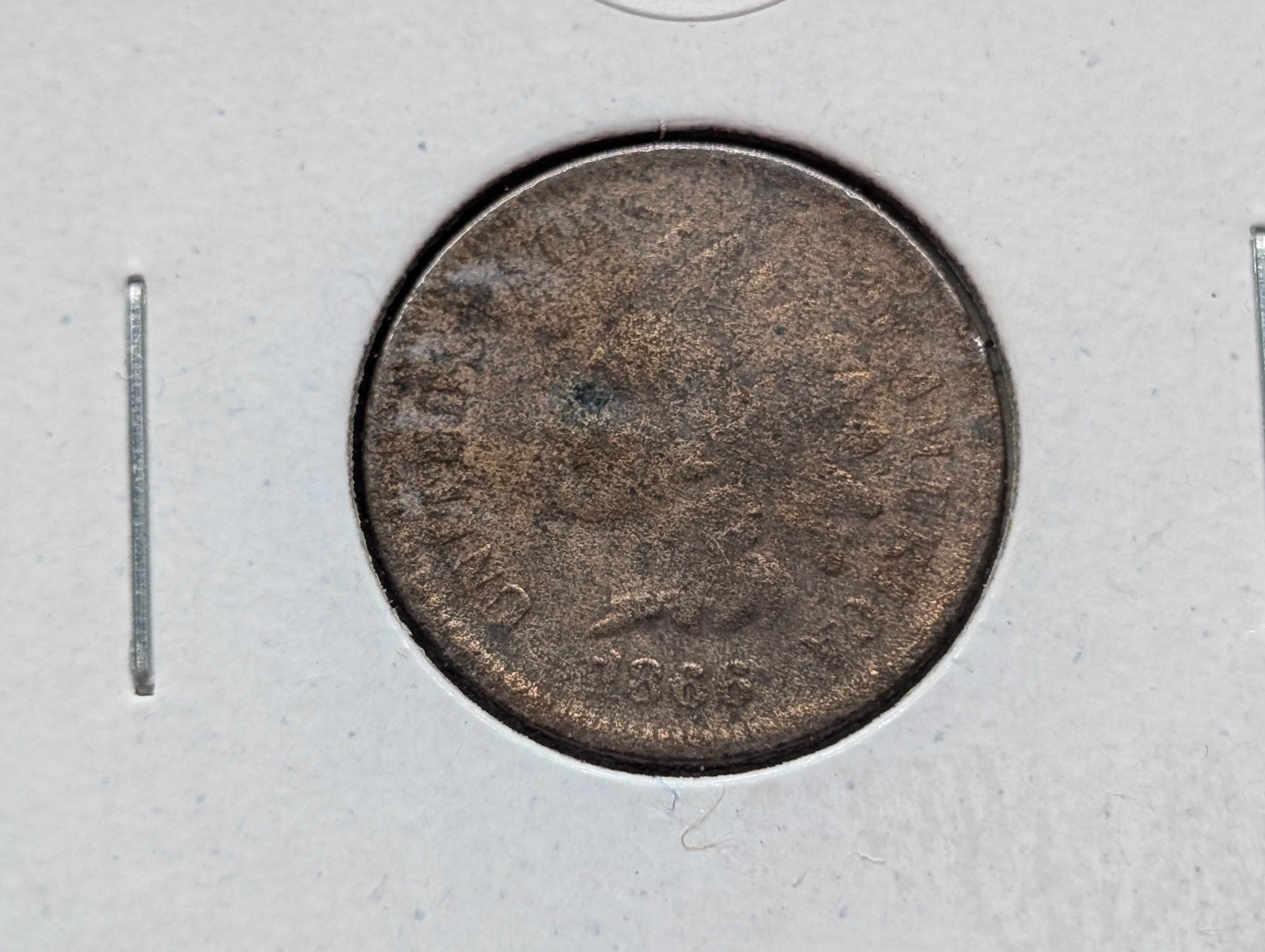 1866 Indian Head Cent - RARE KEY DATE!!