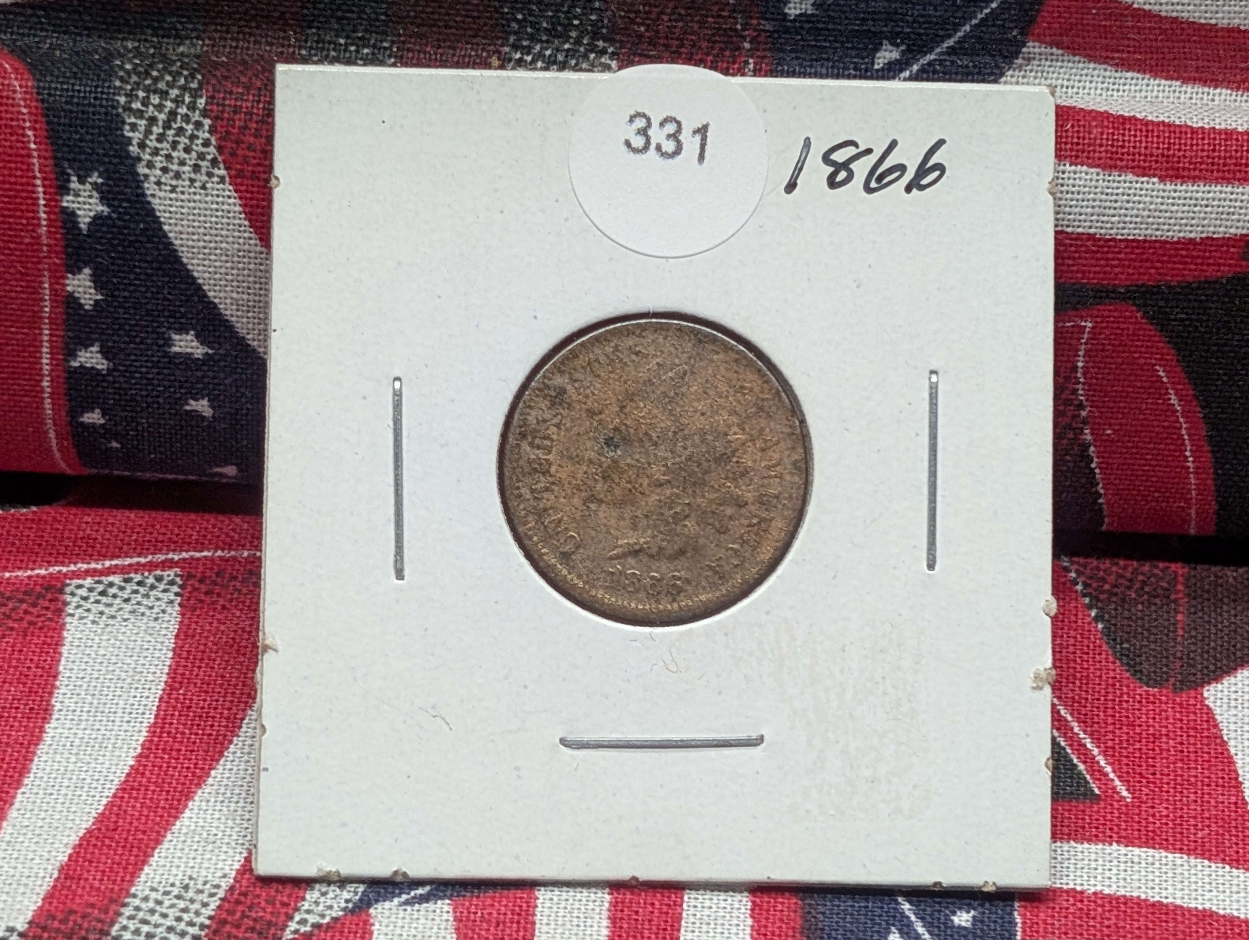 1866 Indian Head Cent - RARE KEY DATE!!
