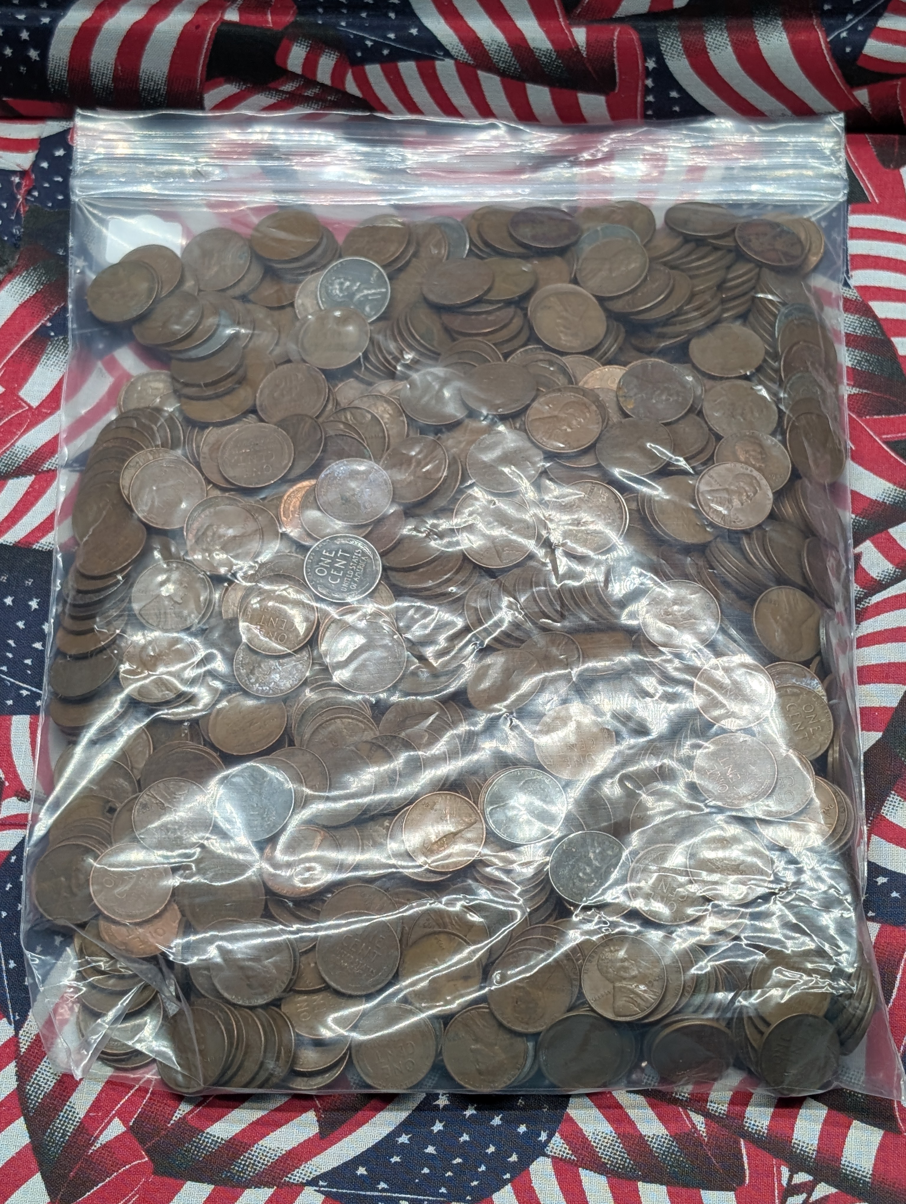 (1,000) Assorted Lincoln Wheat Cents