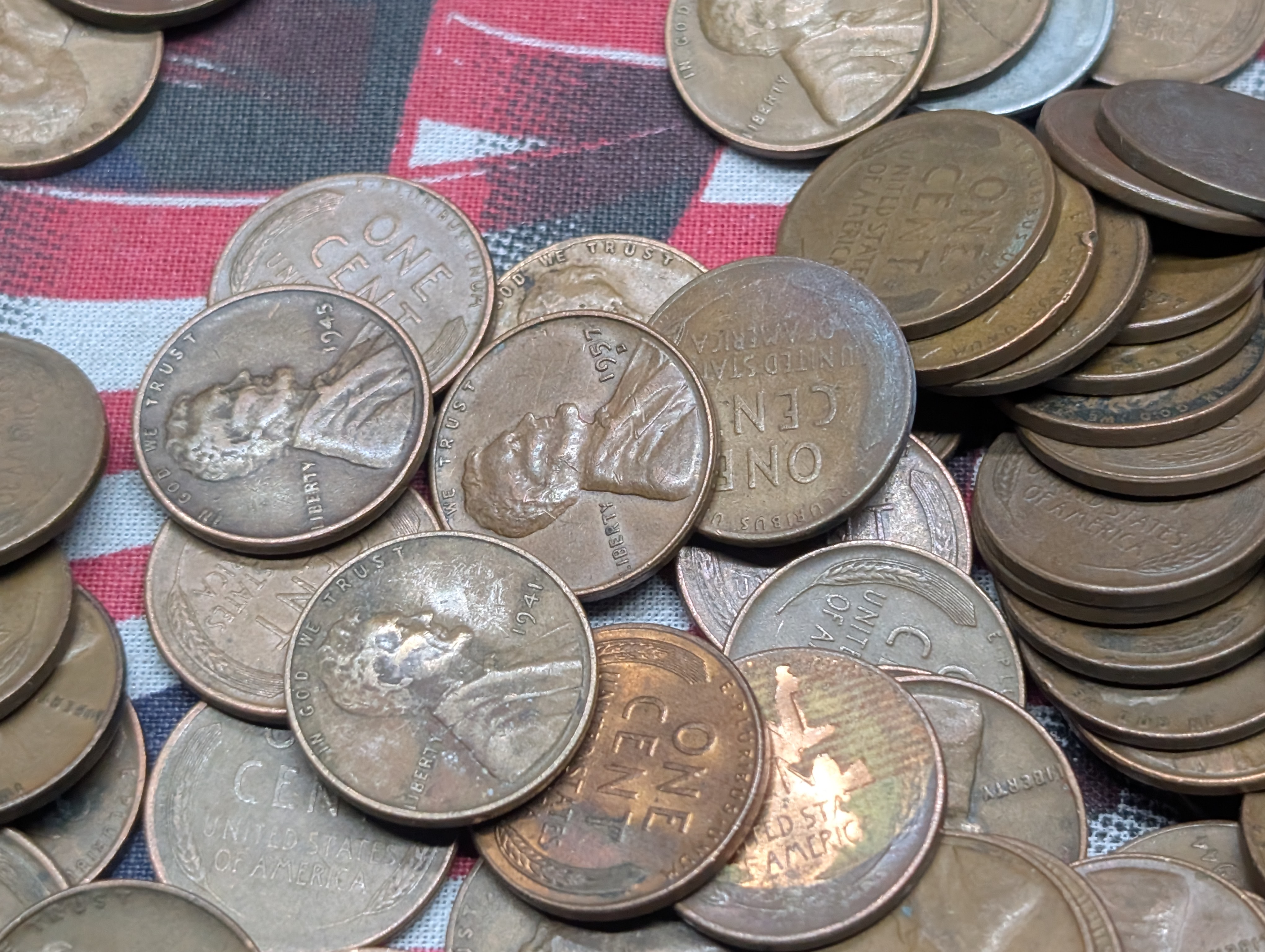(1,000) Assorted Lincoln Wheat Cents
