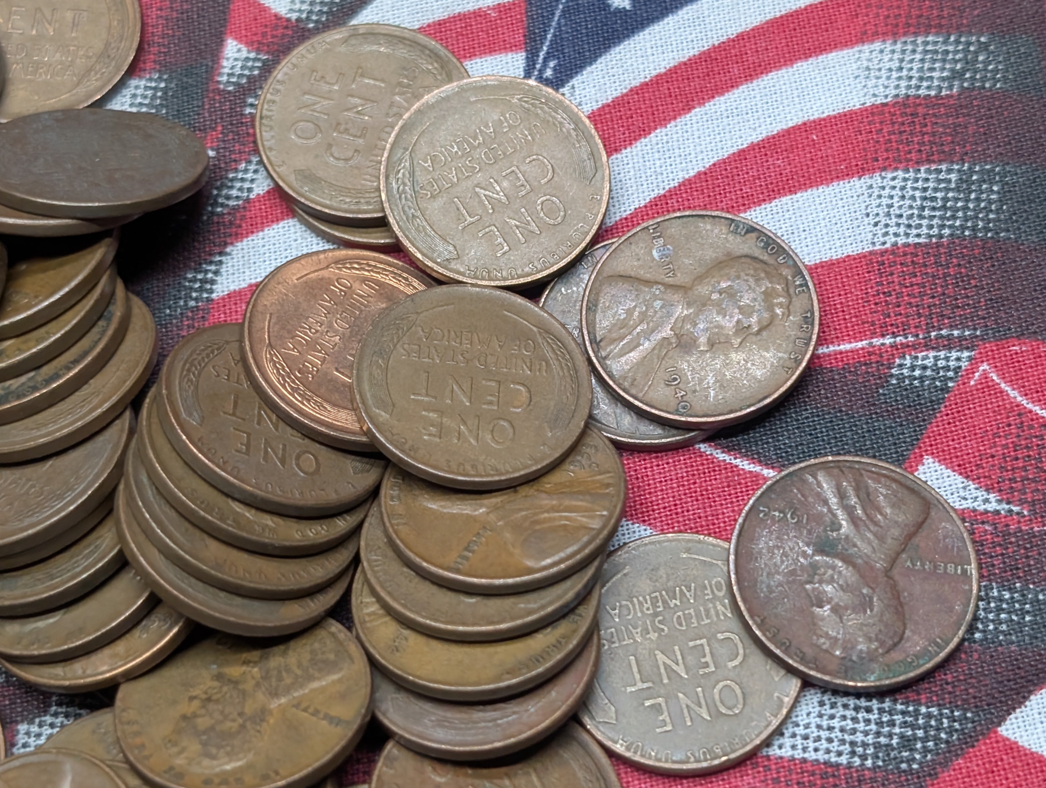 (1,000) Assorted Lincoln Wheat Cents