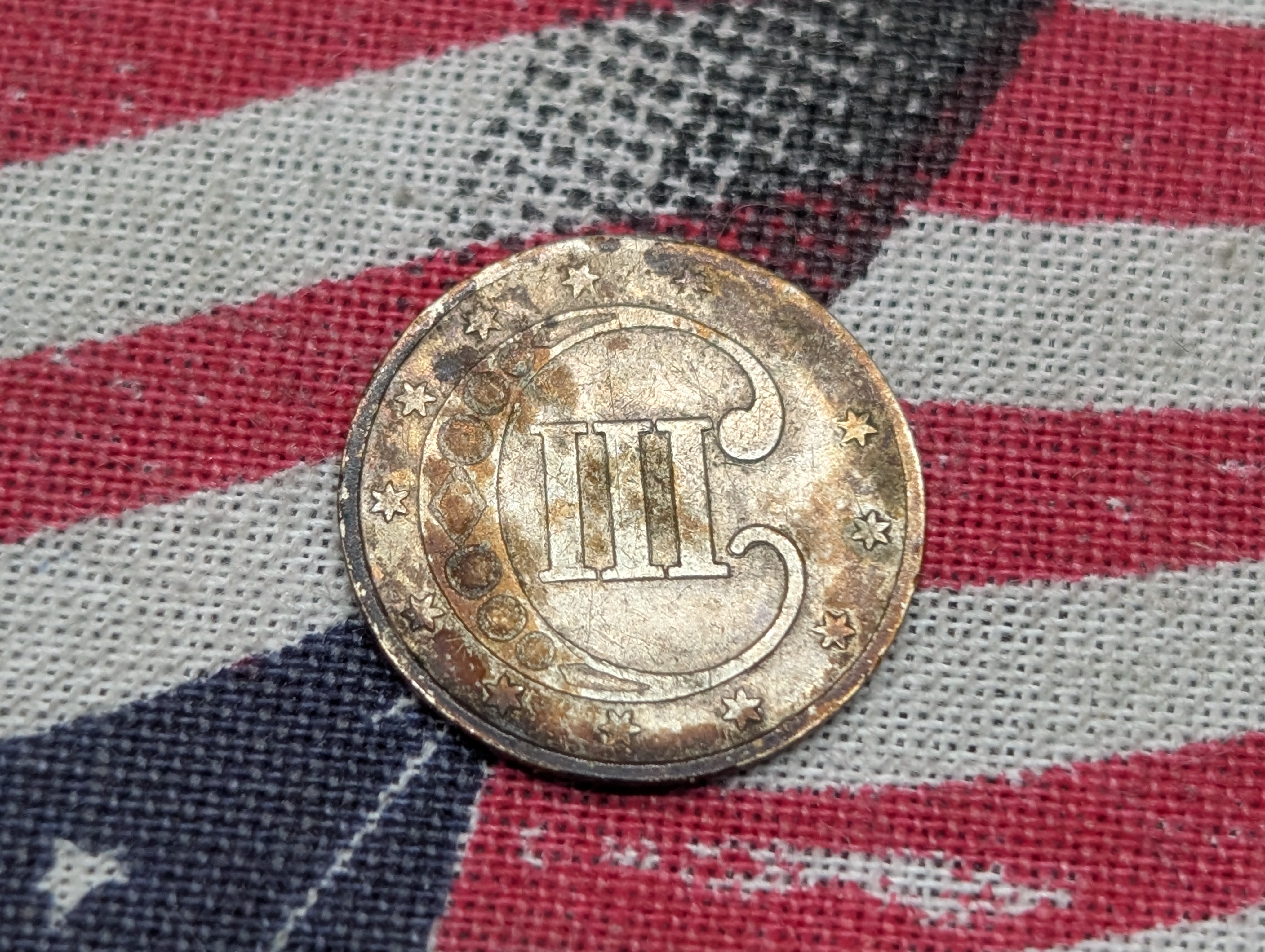1853 Three-Cent Silver "Trime"
