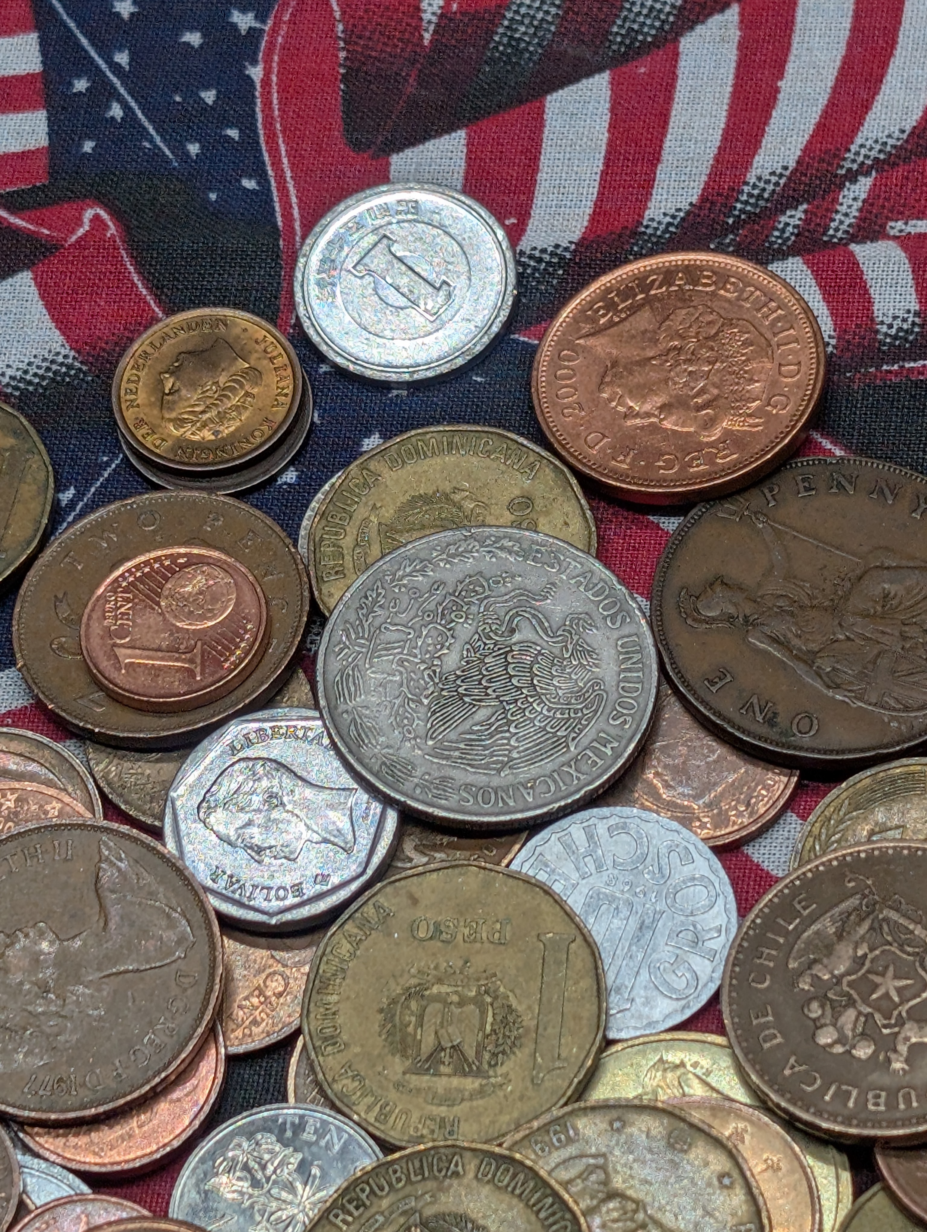 Bag of Assorted World Coins!!! - Over 1 POUND!!