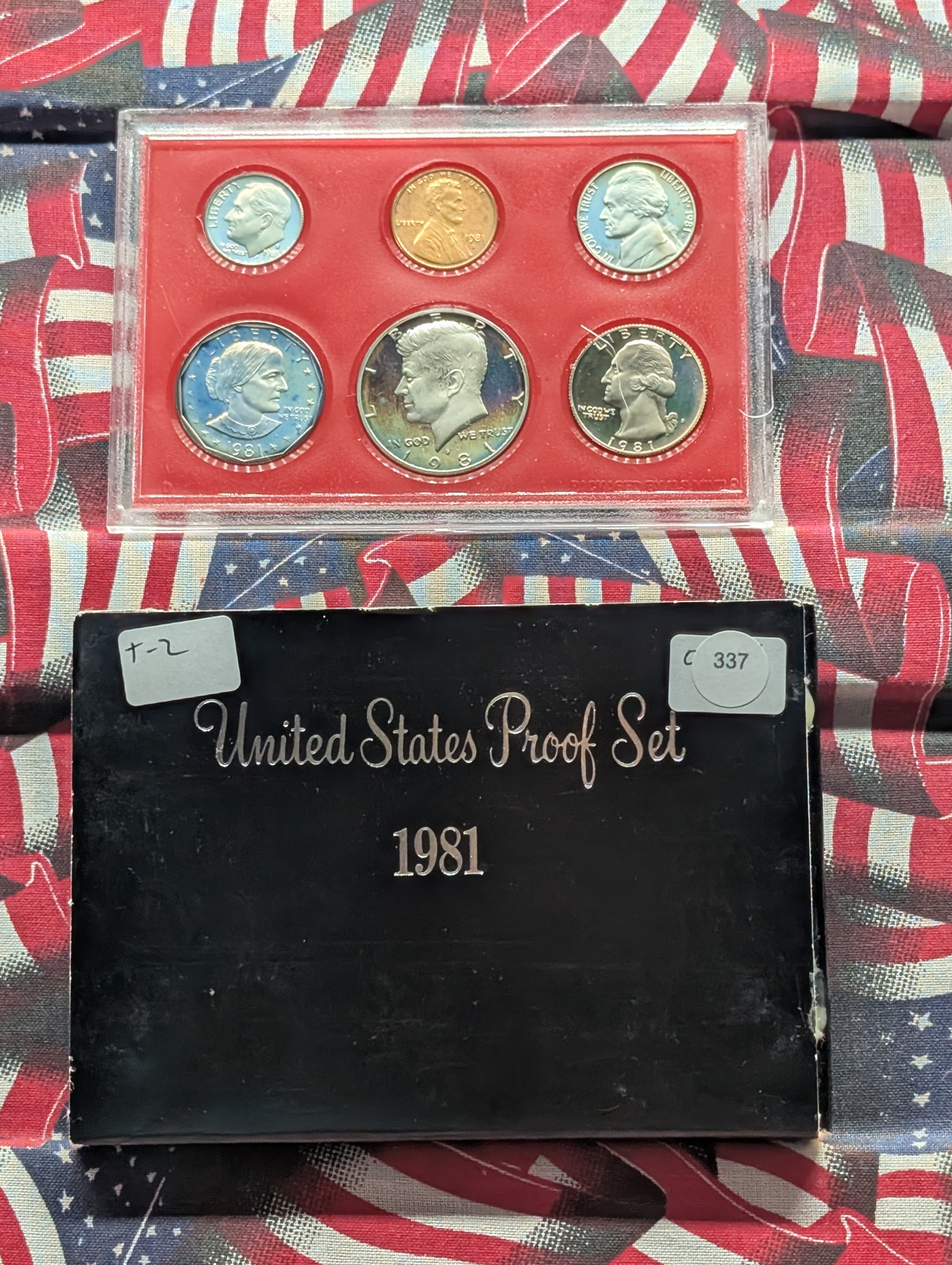 1981-S U.S. Mint PROOF Set - Includes RARE Type-2 Susan B. Anthony Dollar!