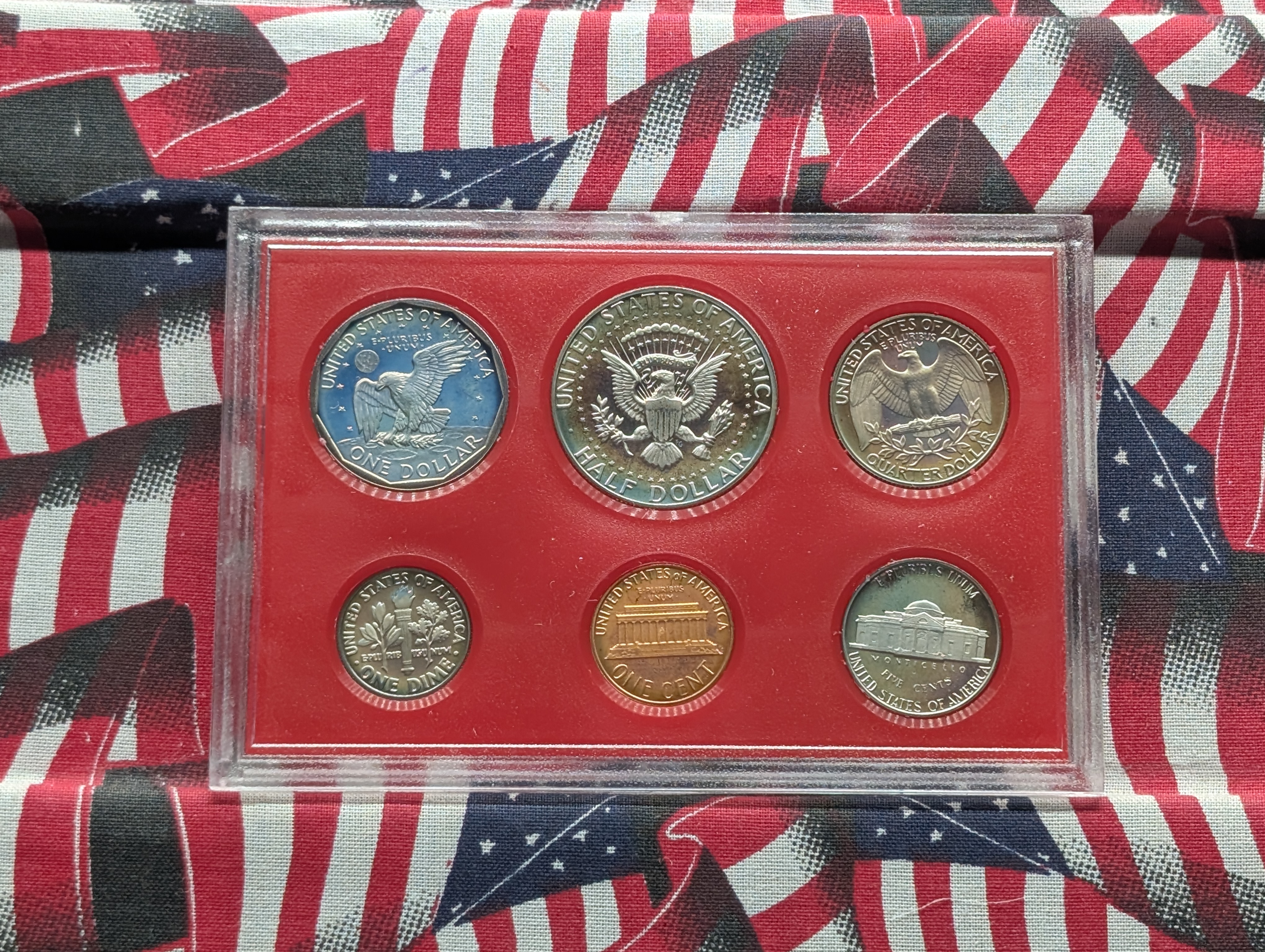 1981-S U.S. Mint PROOF Set - Includes RARE Type-2 Susan B. Anthony Dollar!