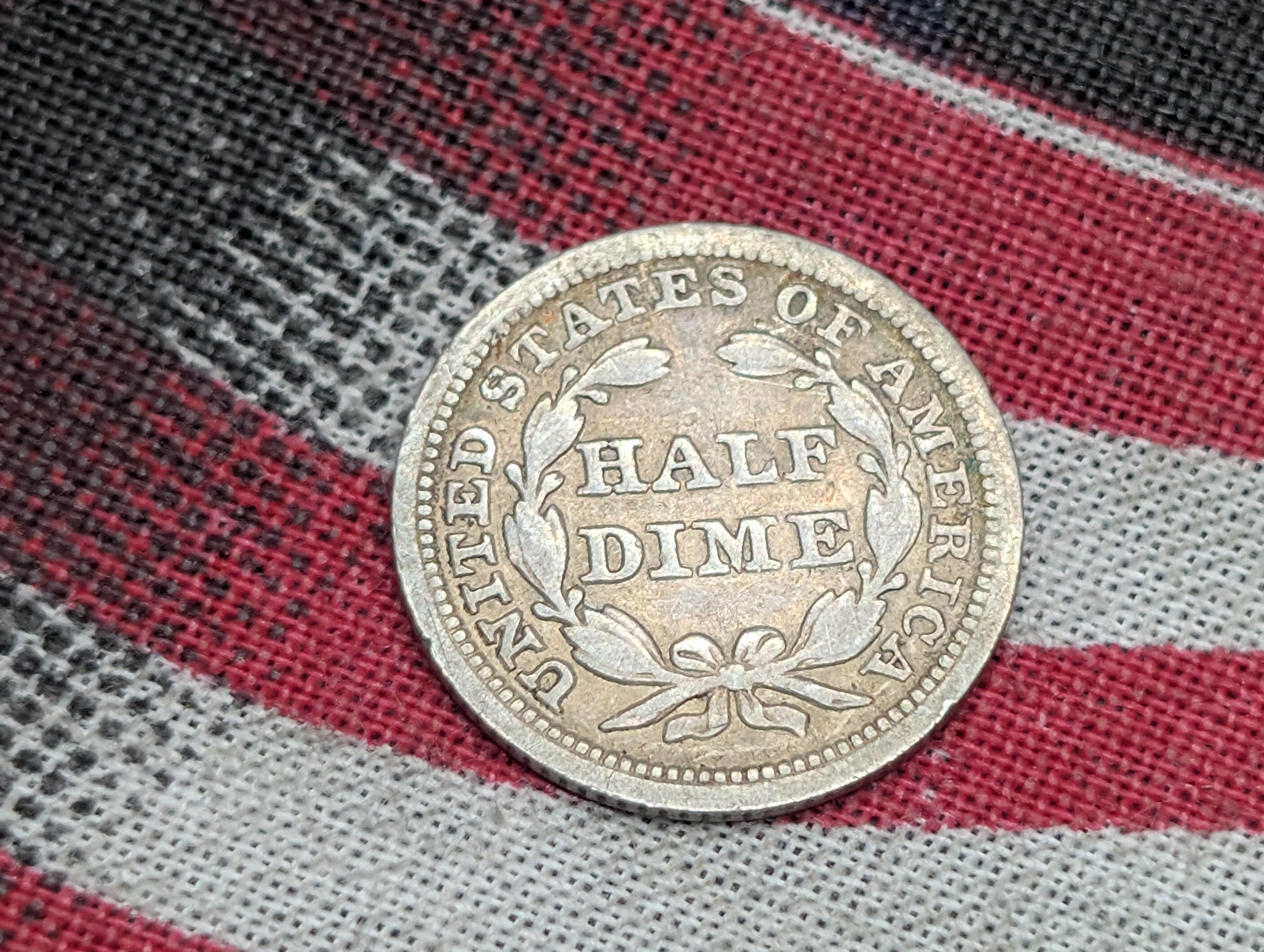 1853 Seated Liberty Half-Dime