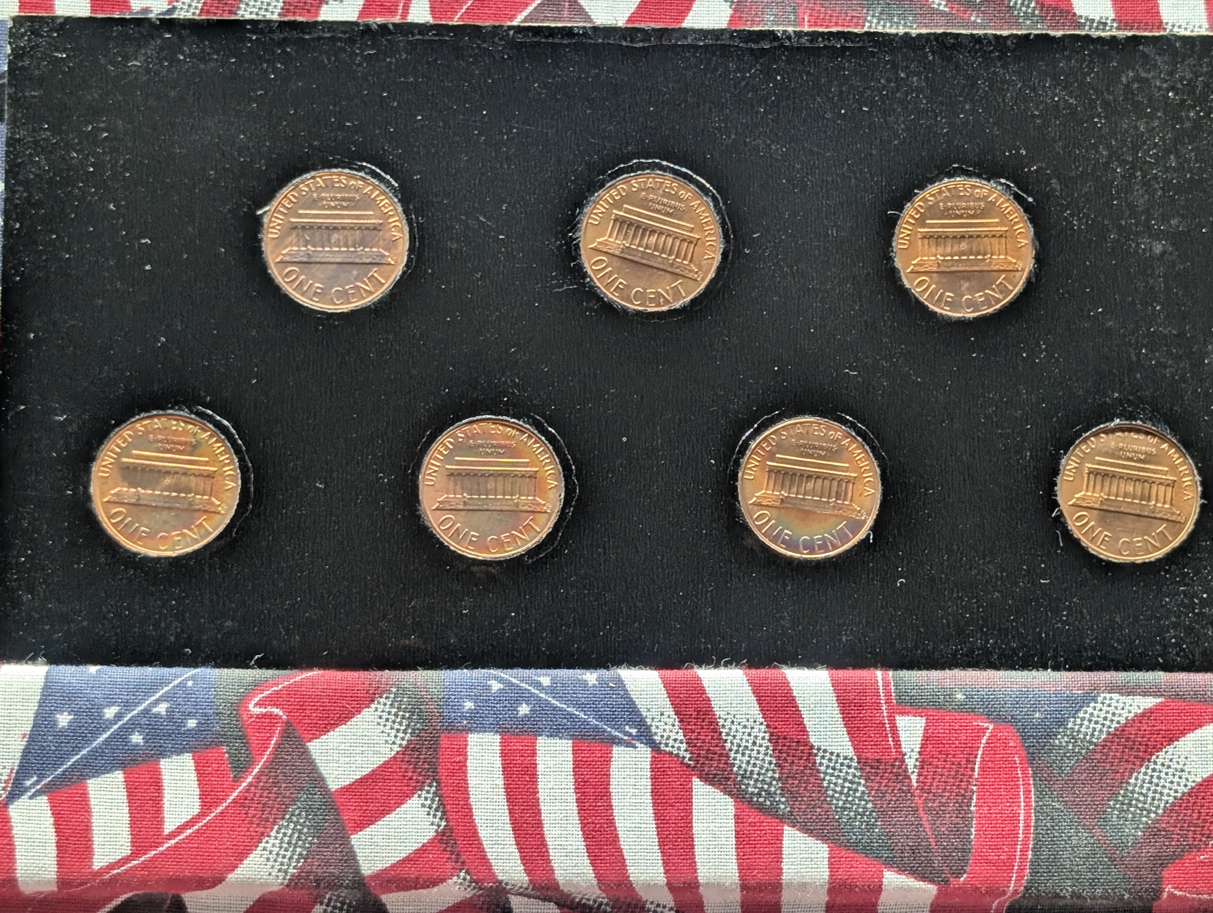 1982 Lincoln Cent Variety Collection - 7-Coin Set