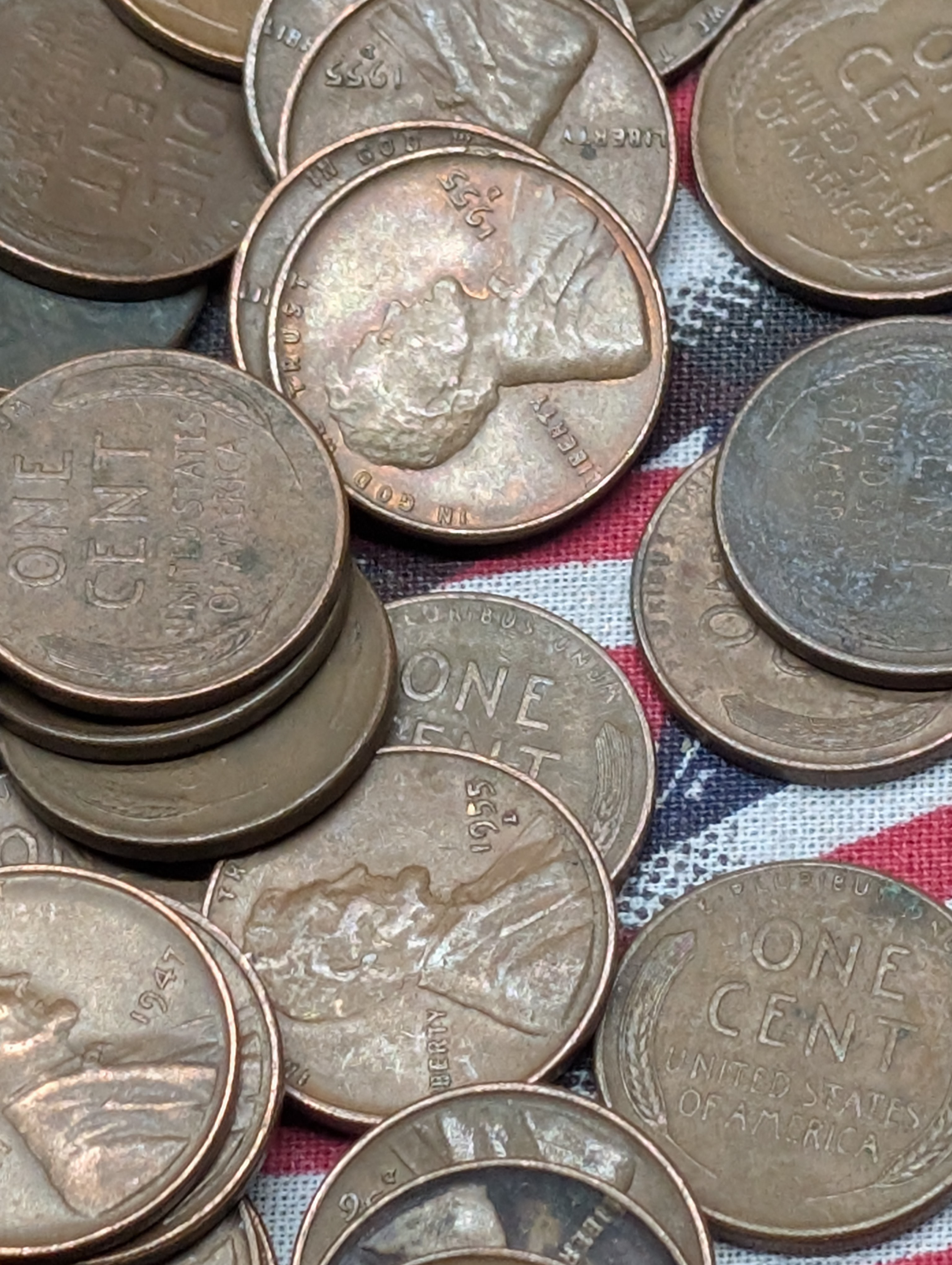 (250) Assorted Lincoln Wheat Cents