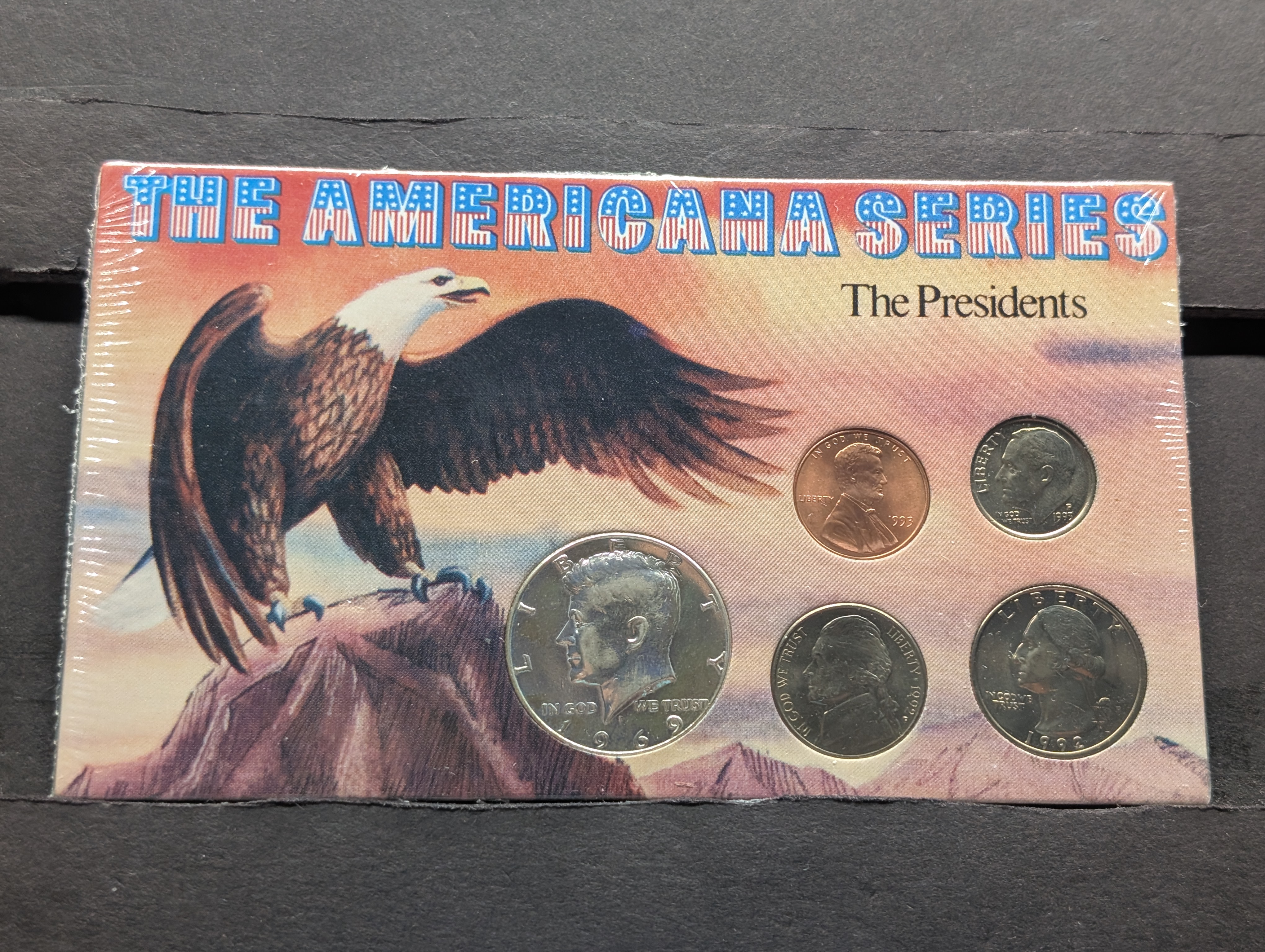 Americana Series "Presidents Collection" - Includes 1969 40% SILVER Half-Dollar