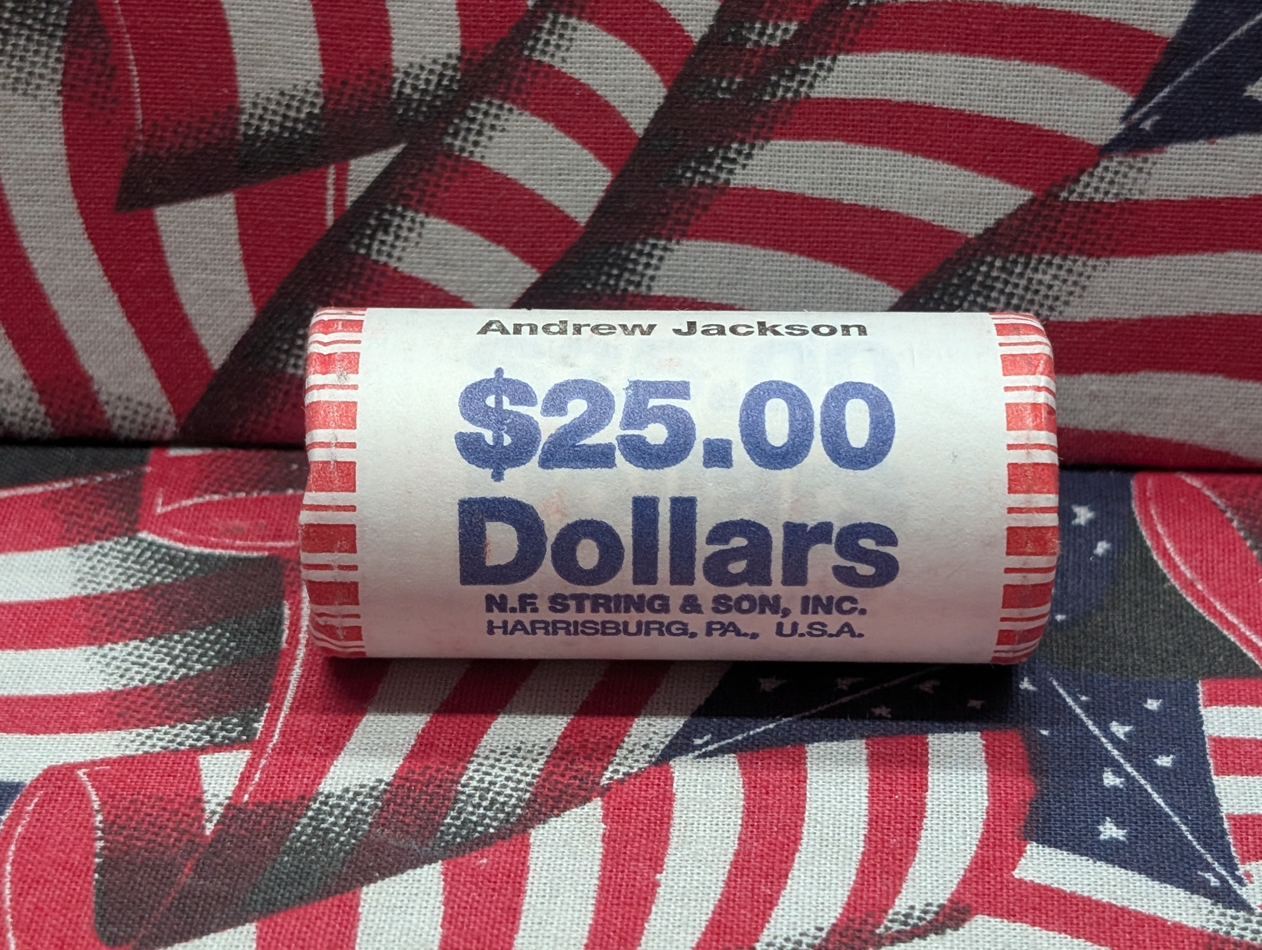 2008 Andrew Jackson Presidential One Dollars, Unopened Roll