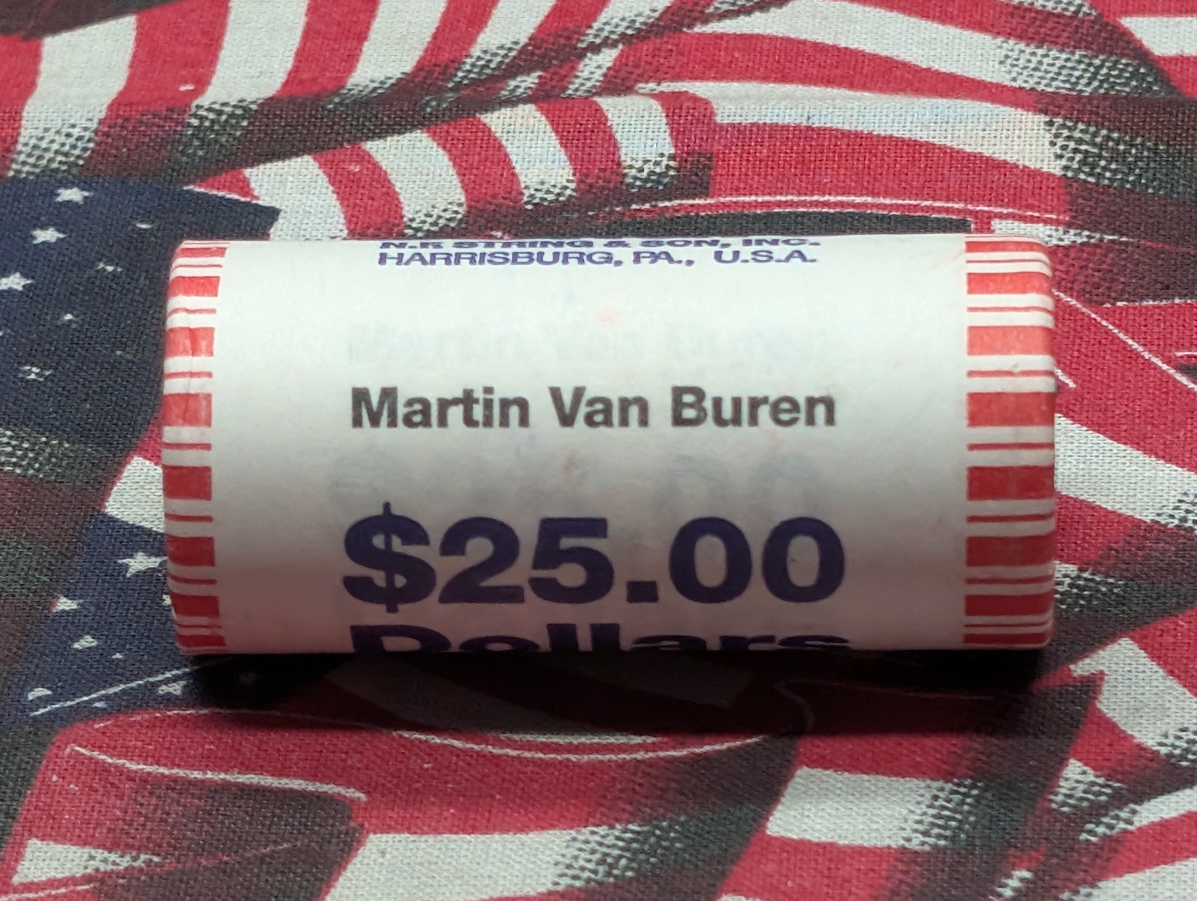 2008 Martin Van Buren Presidential One Dollars, Unopened Roll