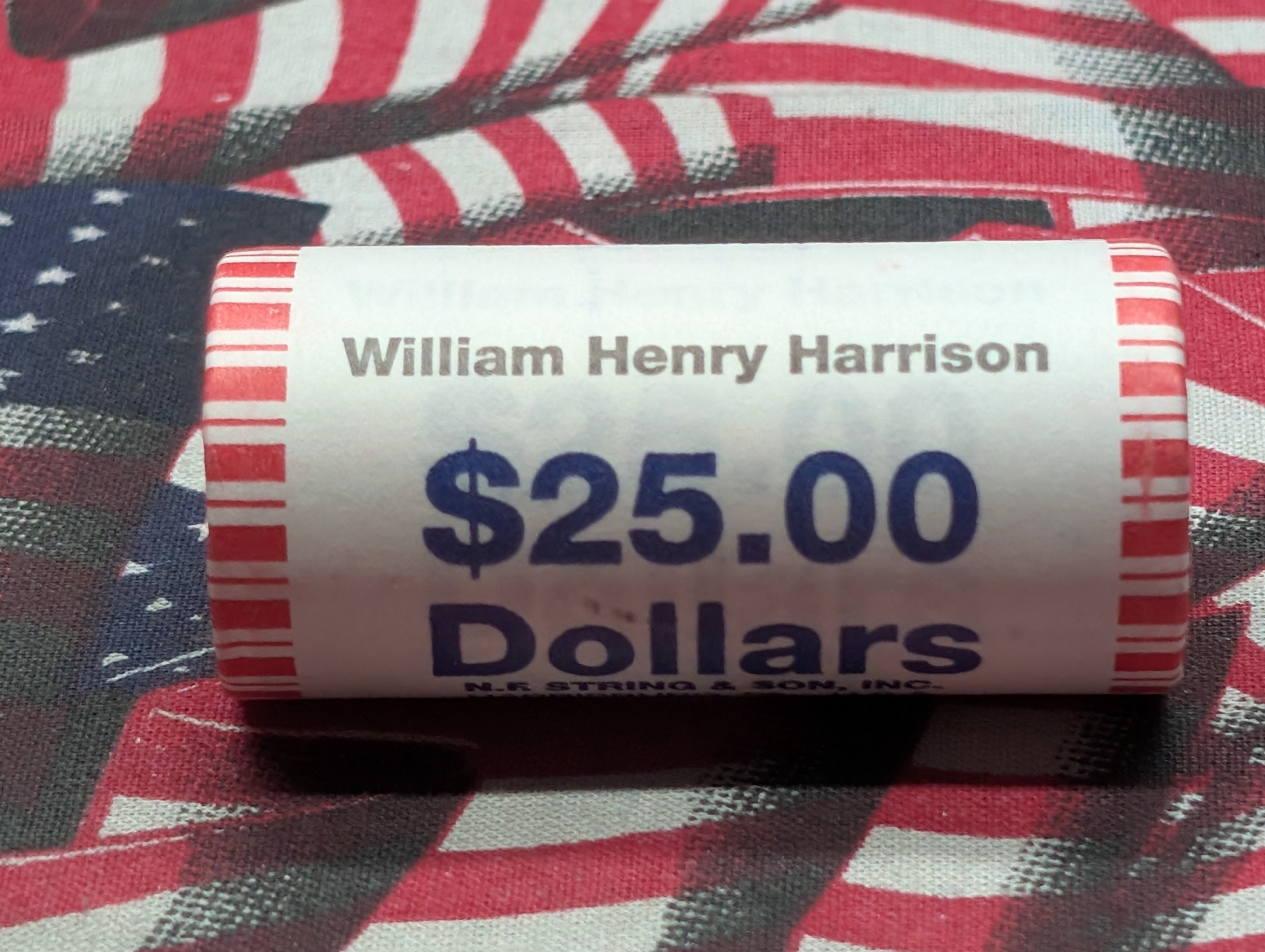 2009 William Henry Harrison Presidential One Dollars, Unopened Roll