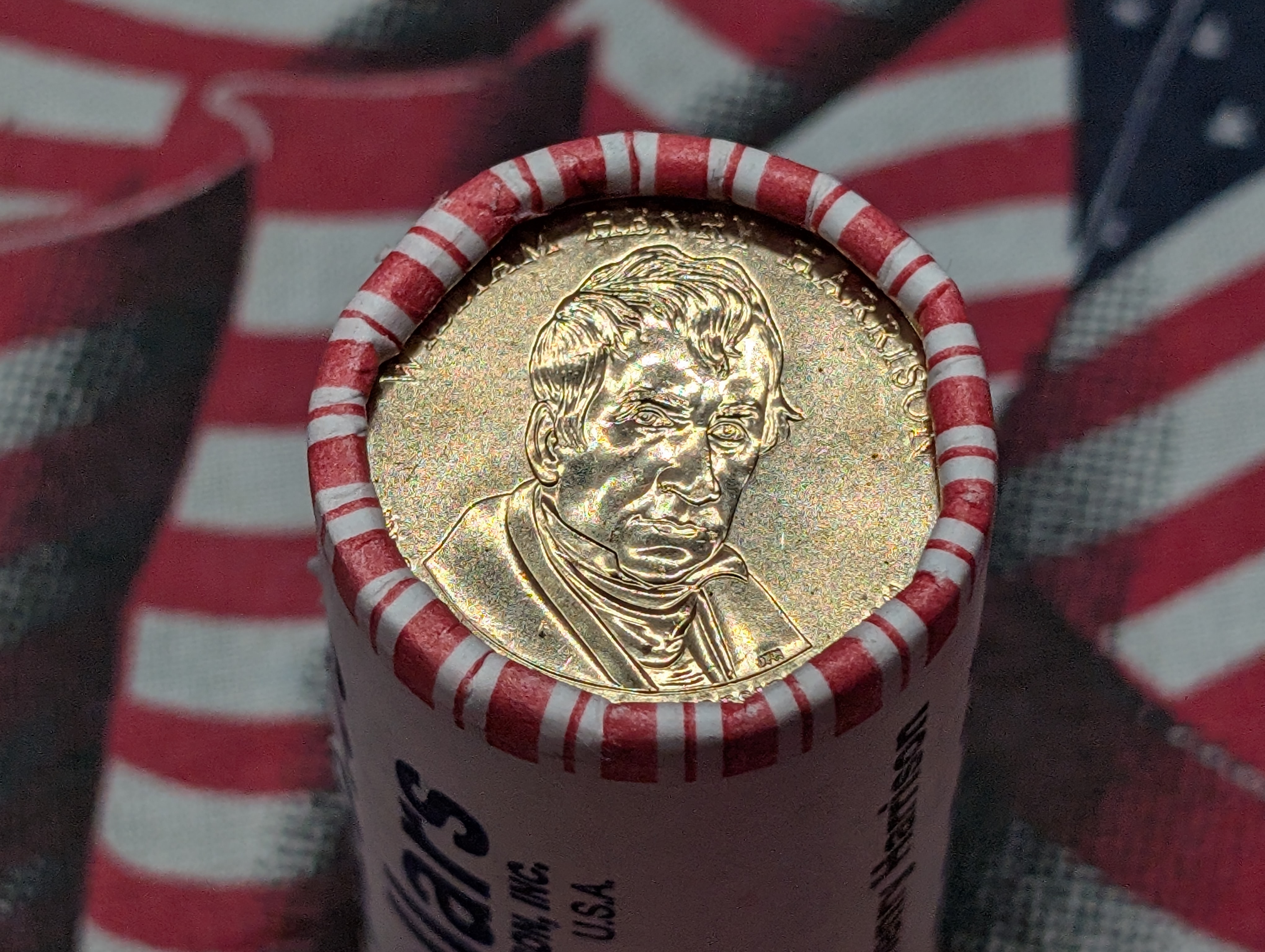 2009 William Henry Harrison Presidential One Dollars, Unopened Roll