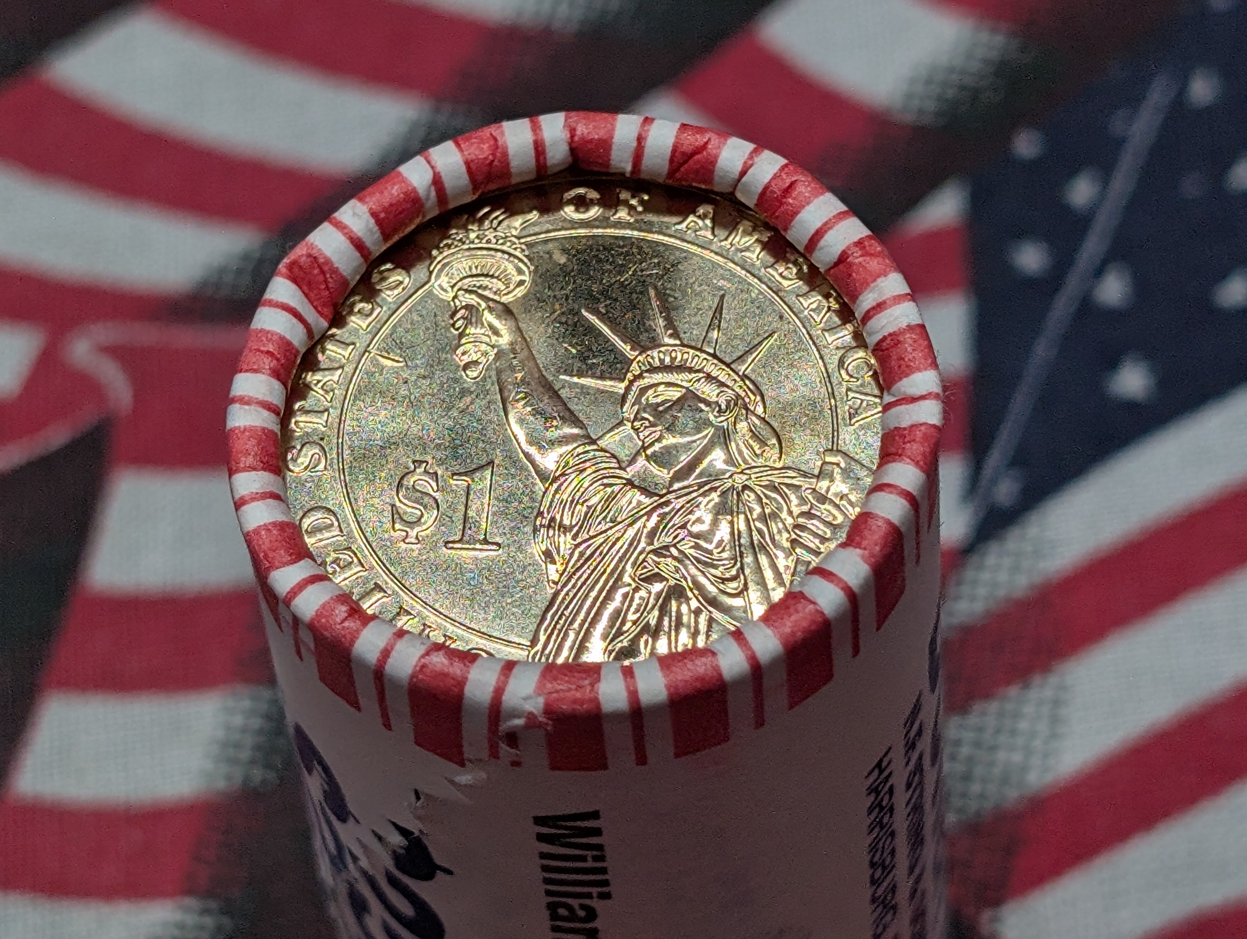 2009 William Henry Harrison Presidential One Dollars, Unopened Roll