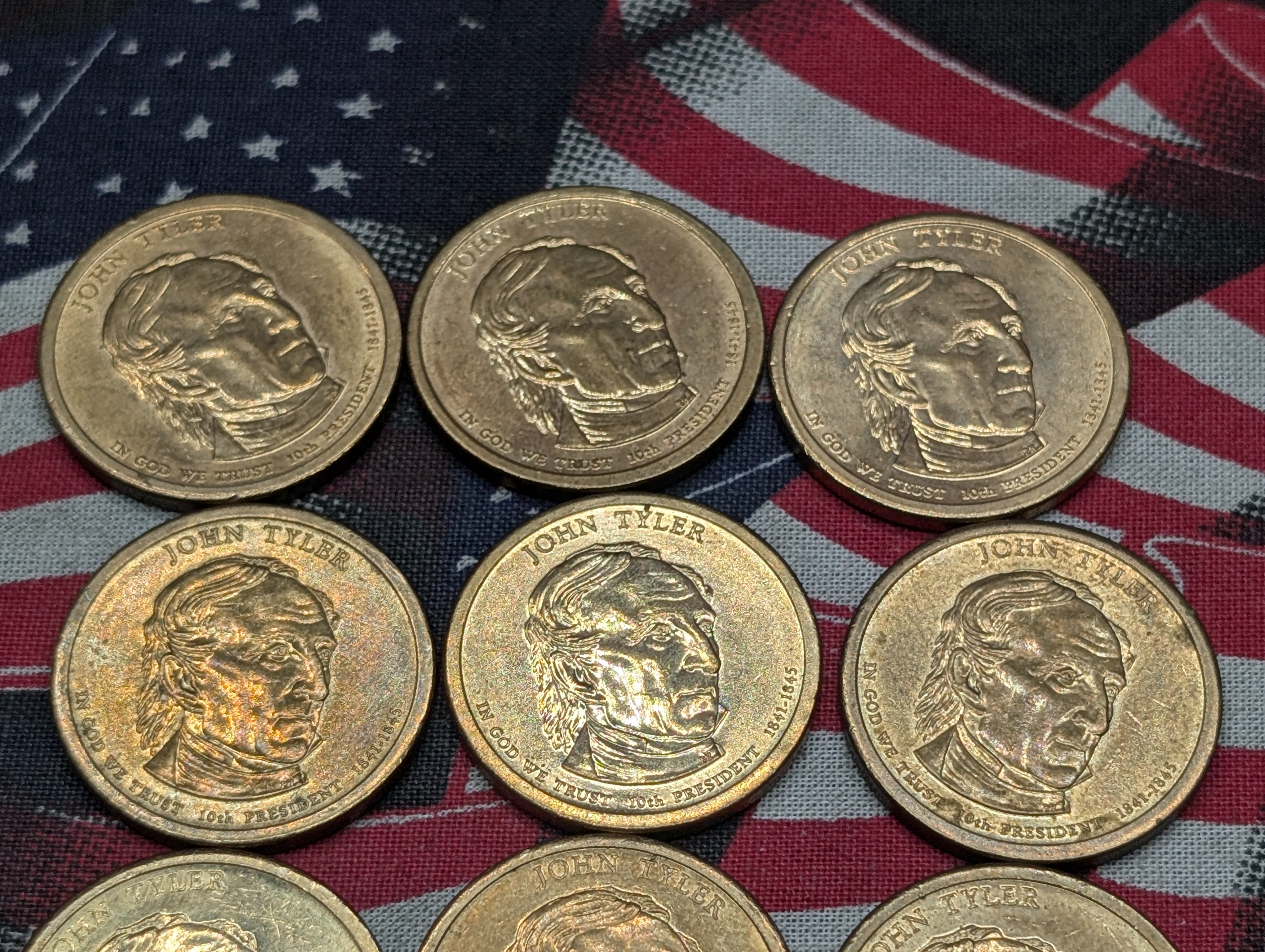 (12) 2009-P John Tyler Presidential One Dollars