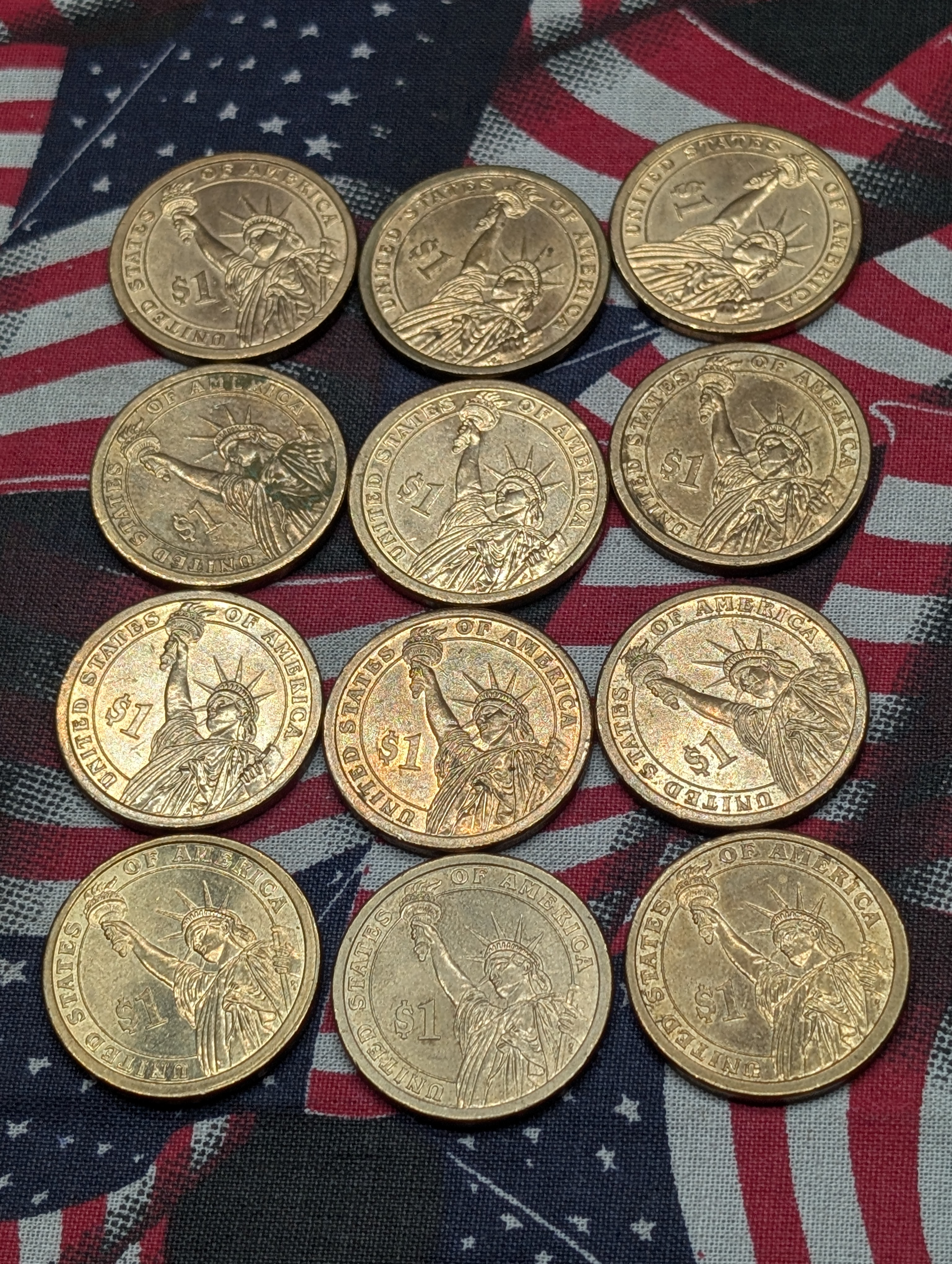 (12) 2009-P John Tyler Presidential One Dollars