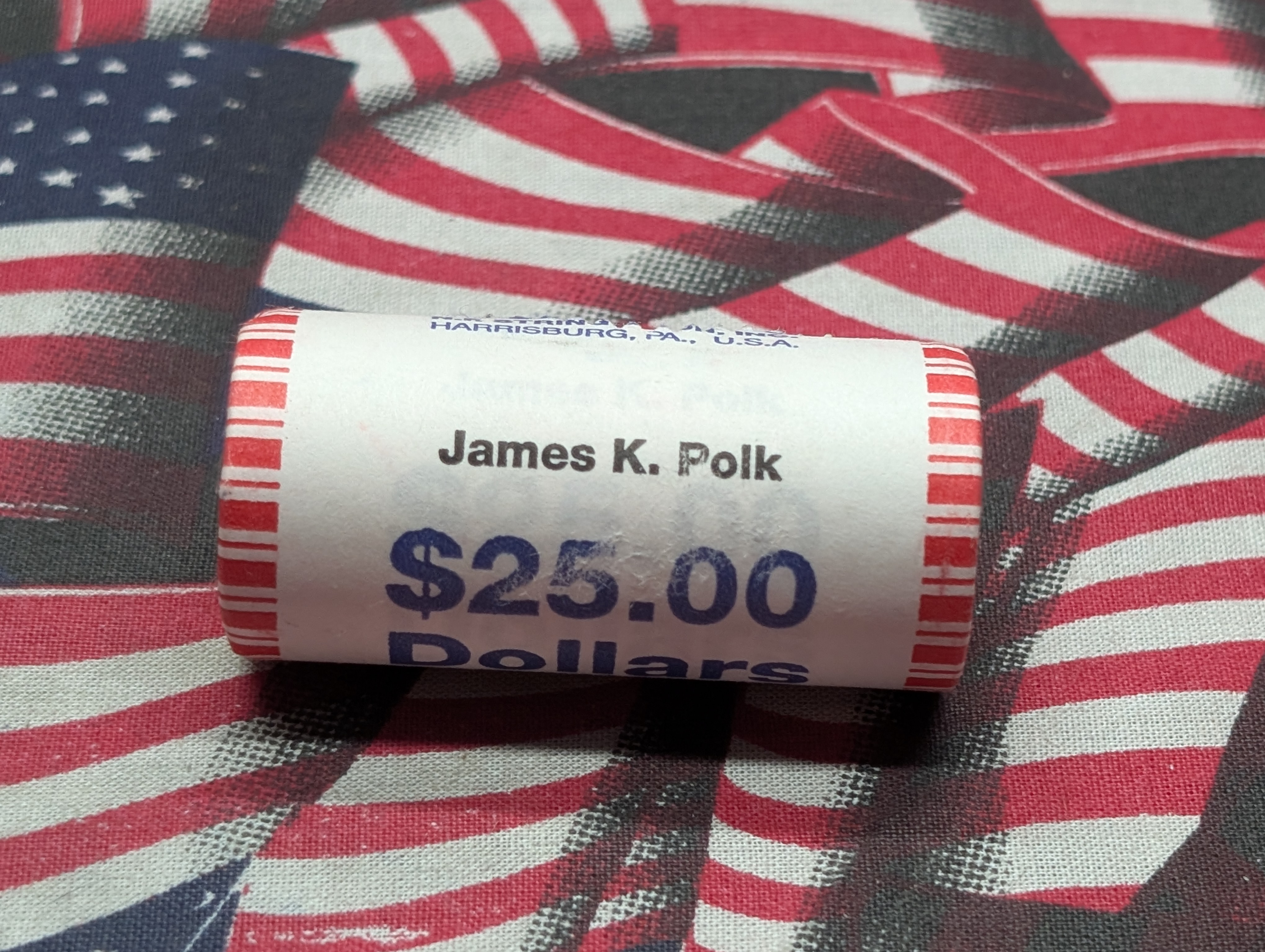 2009 James K. Polk Presidential One Dollars, Unopened Roll
