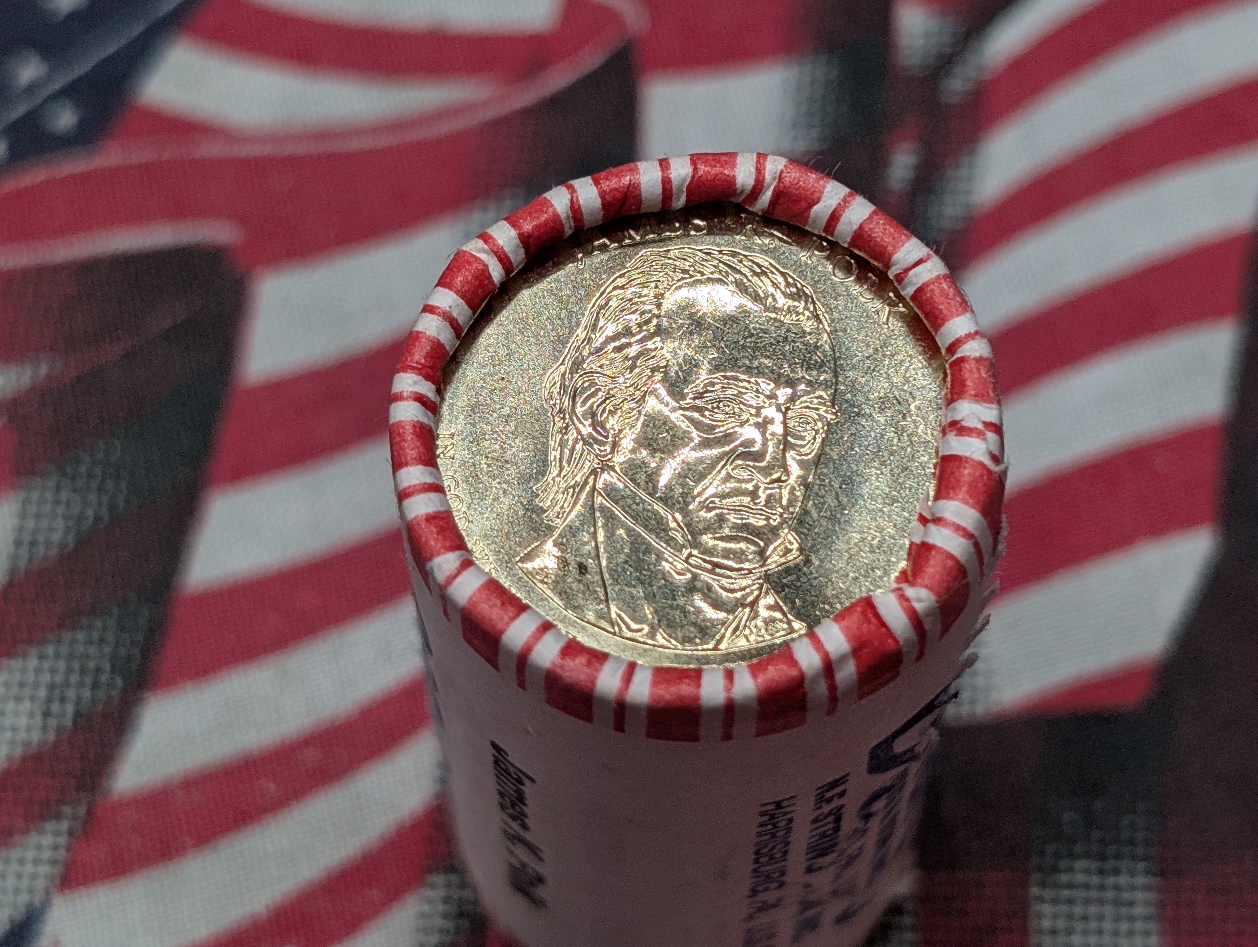 2009 James K. Polk Presidential One Dollars, Unopened Roll